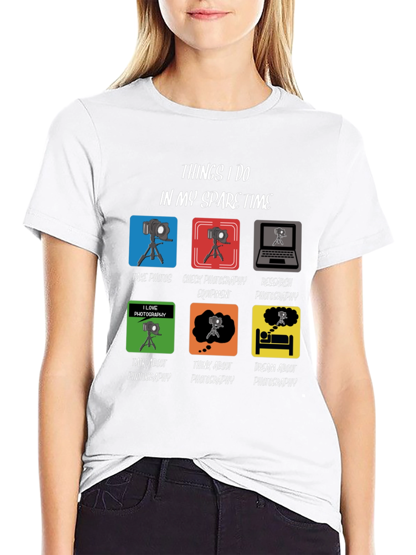 Photographers Spare Time T-Shirt - Photography Lover Gift