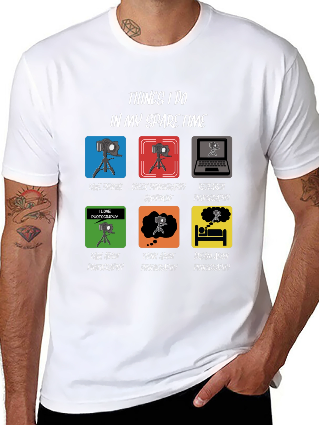 Photographers Spare Time T-Shirt - Photography Lover Gift