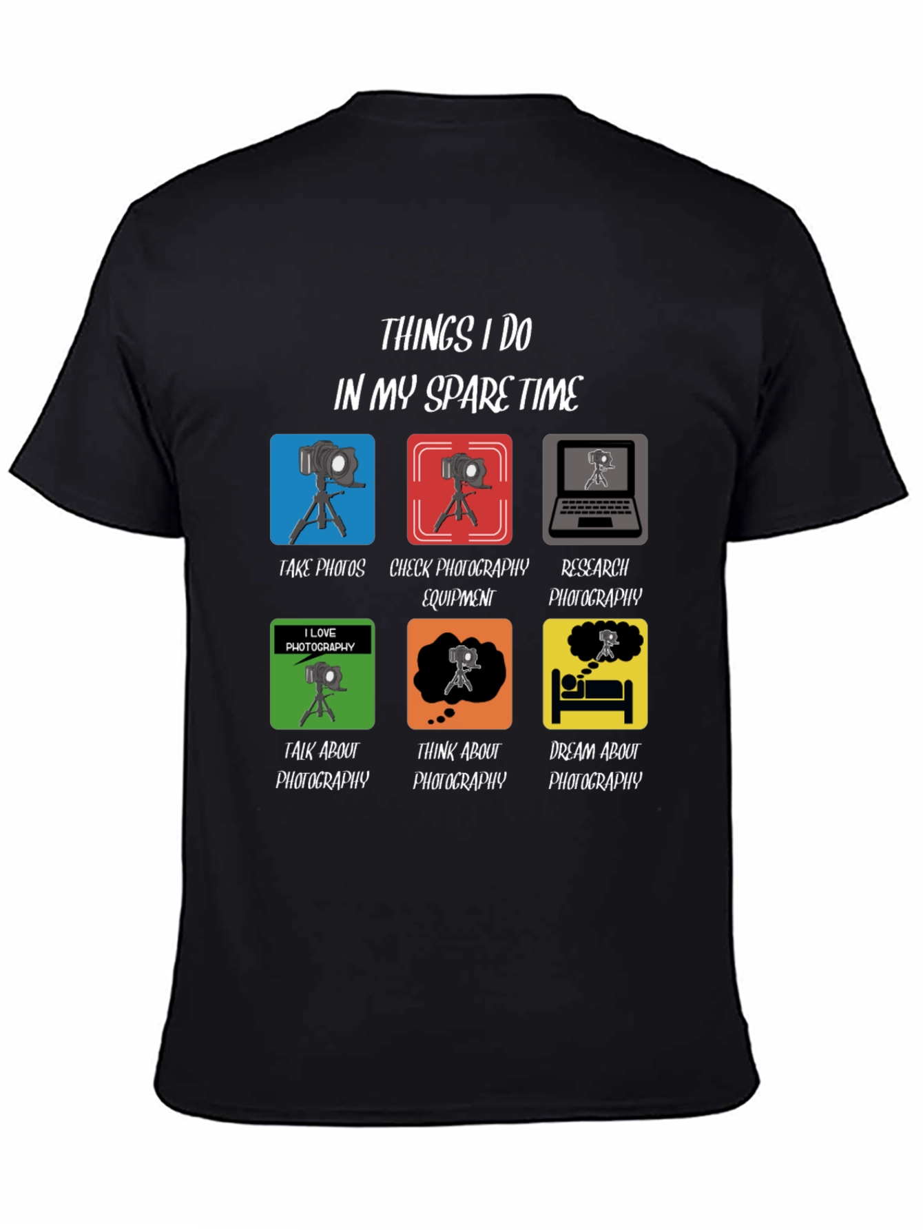 Photographers Spare Time T-Shirt - Photography Lover Gift