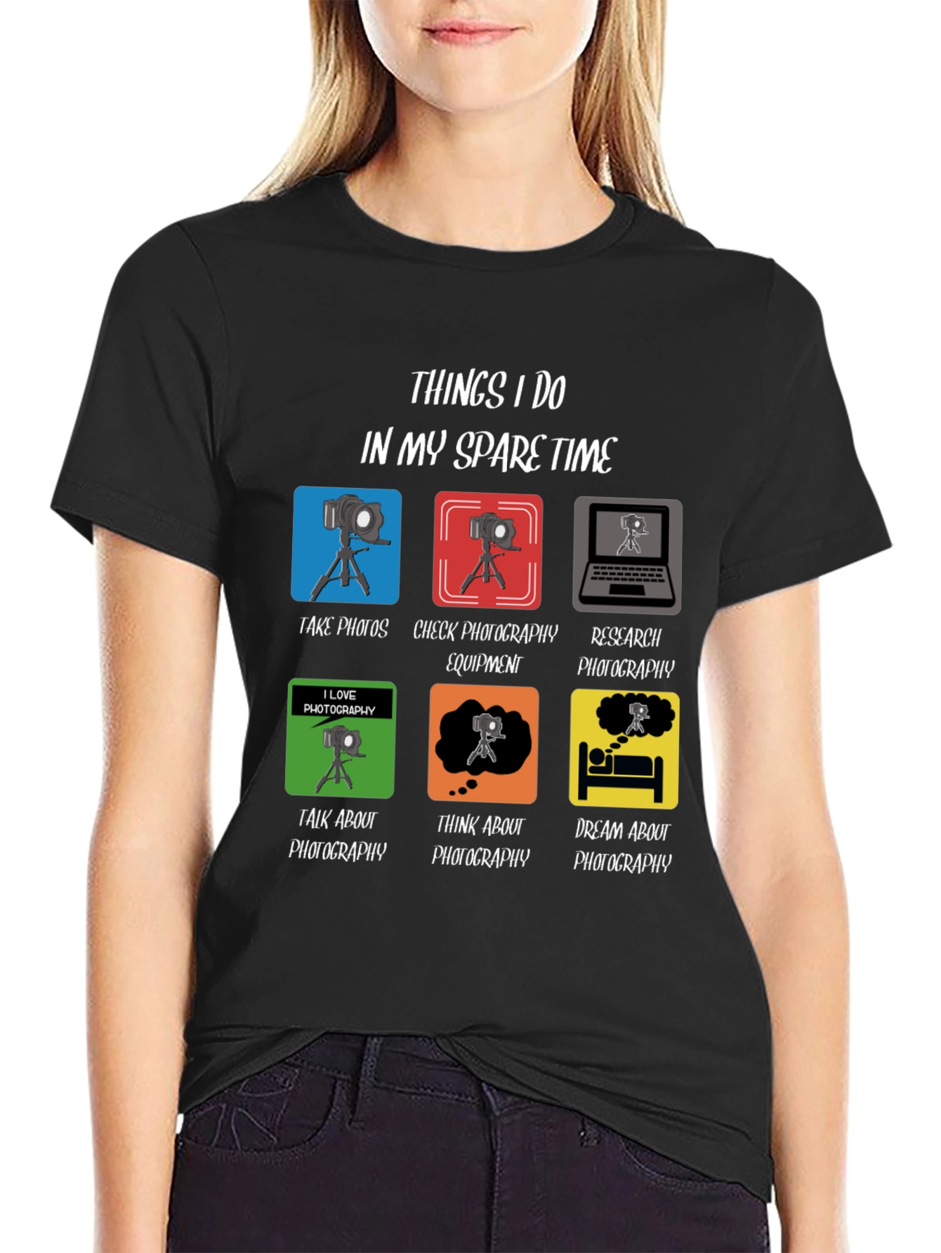 Photographers Spare Time T-Shirt - Photography Lover Gift
