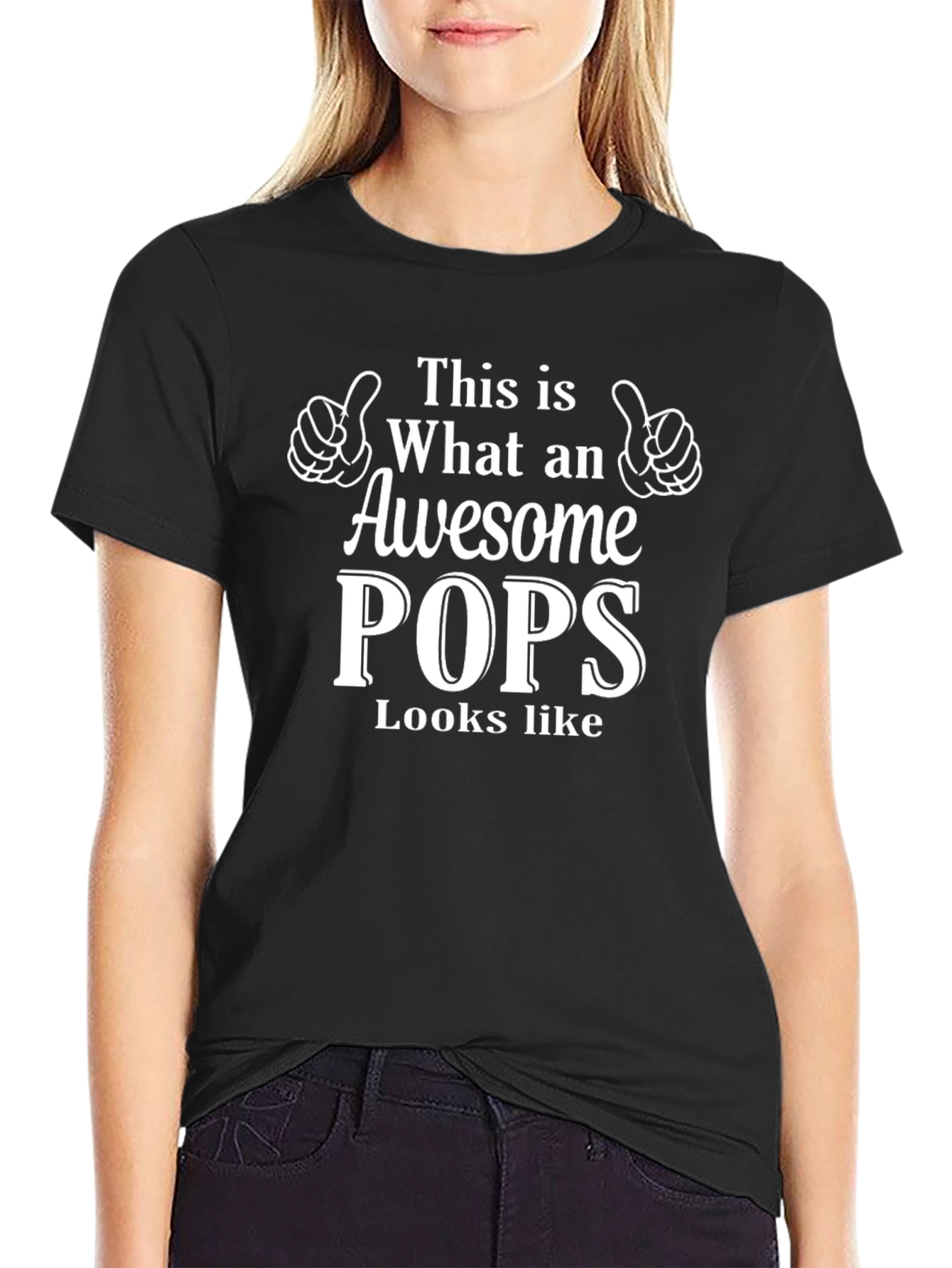 Awesome Pops T-Shirt - Fathers Day Gift