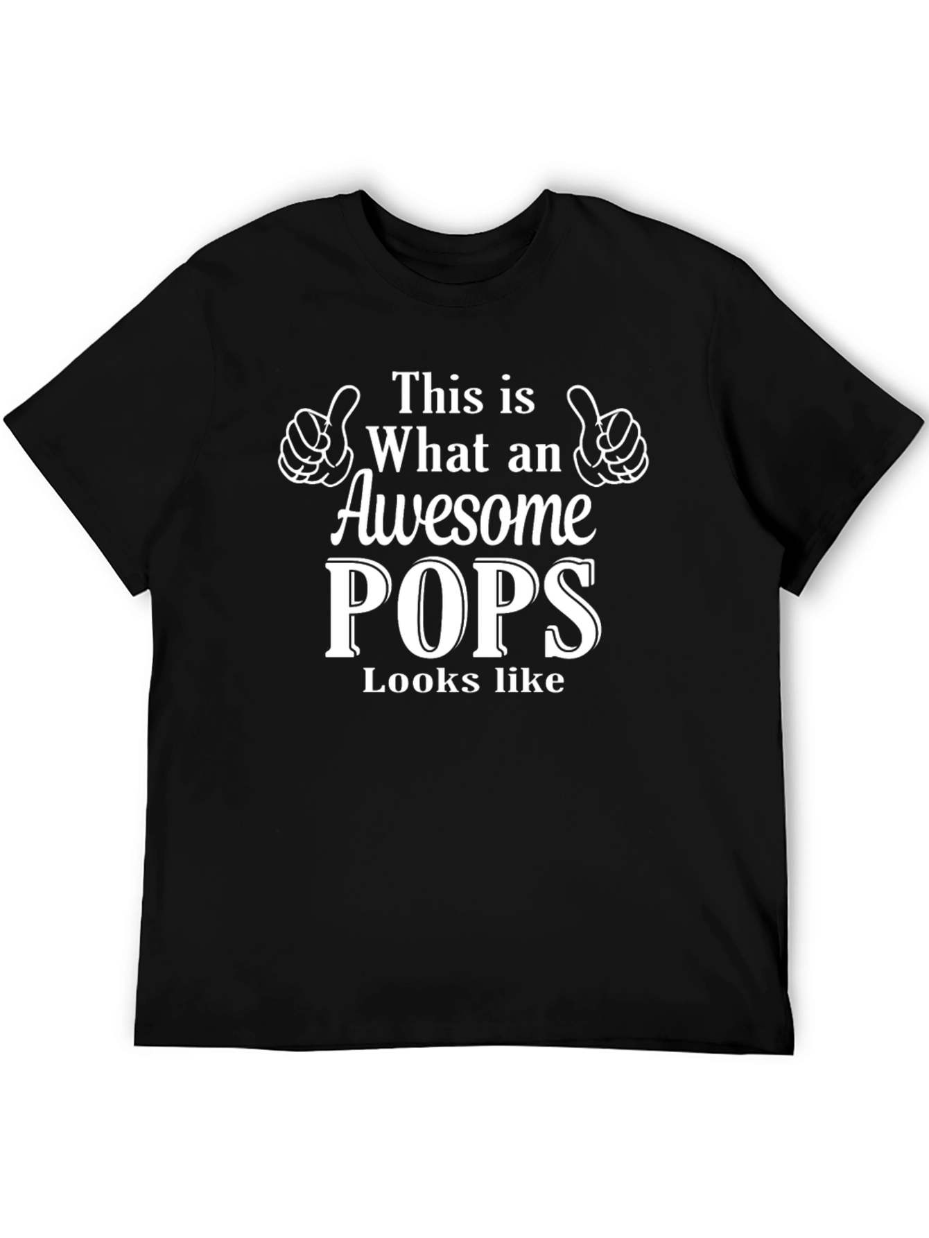 Awesome Pops T-Shirt - Fathers Day Gift
