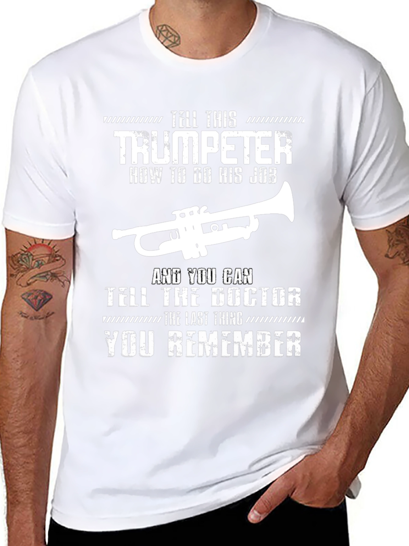 Trumpeter & Doctor T-Shirt - Funny Musician Gift