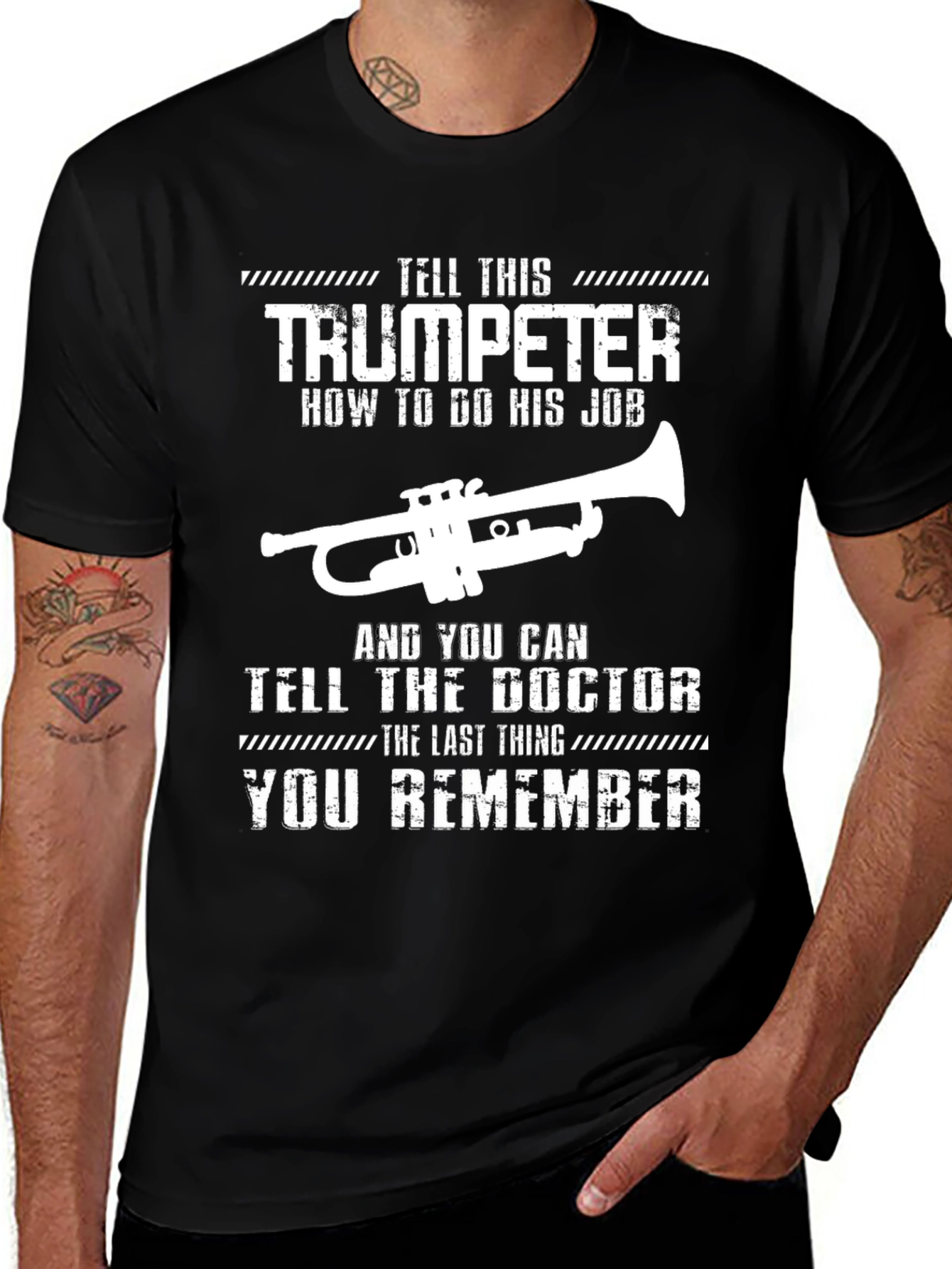 Trumpeter & Doctor T-Shirt - Funny Musician Gift