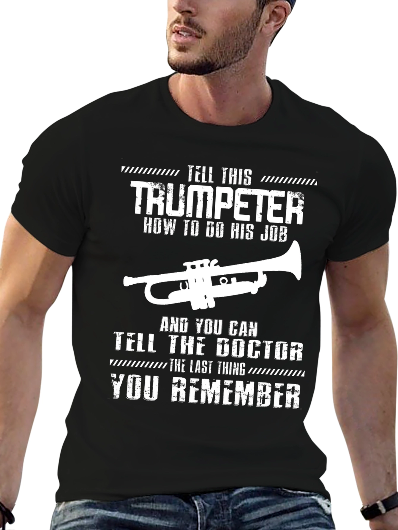 Trumpeter & Doctor T-Shirt - Funny Musician Gift