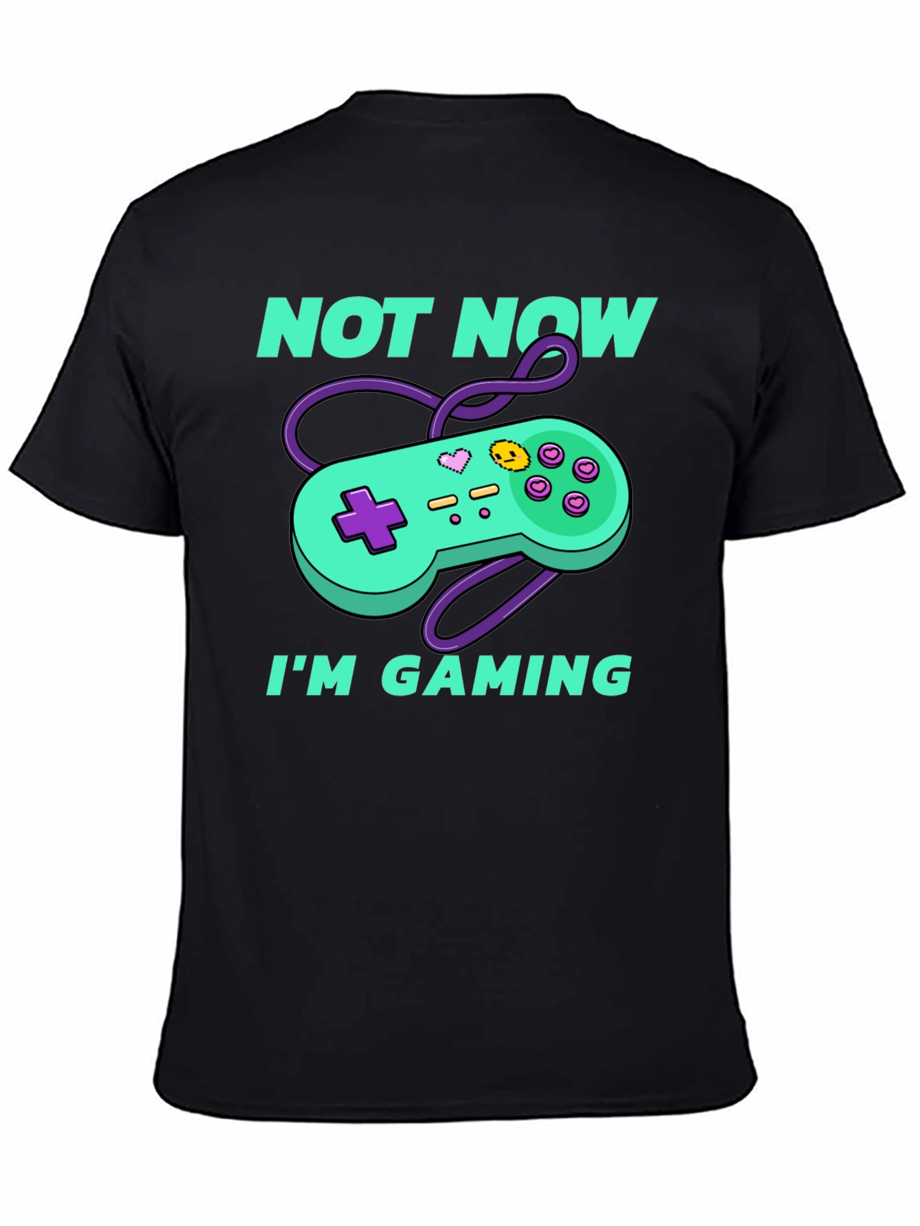 Not Now Im Gaming T-Shirt - Funny Gamer Tee