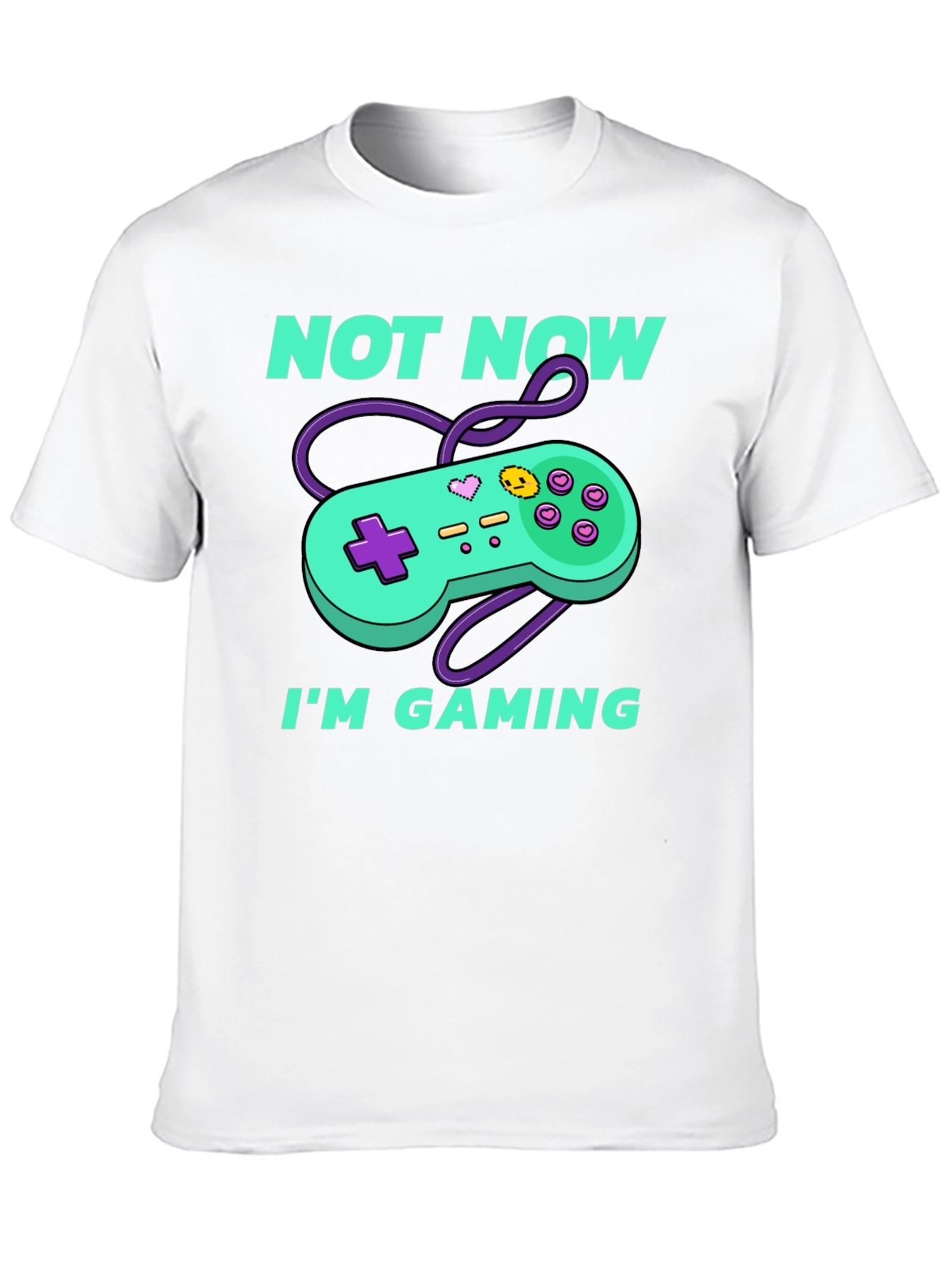 Not Now Im Gaming T-Shirt - Funny Gamer Tee