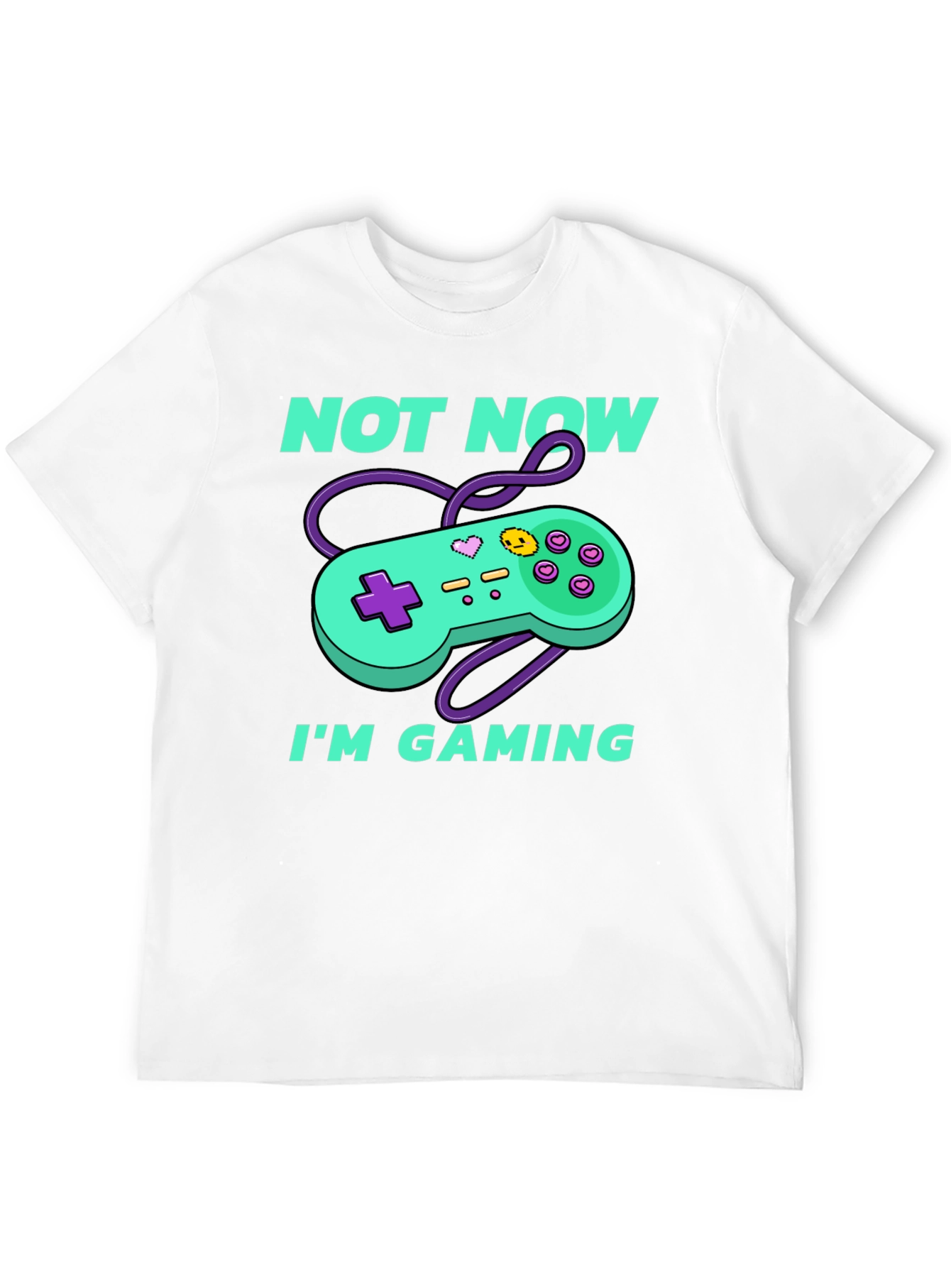 Not Now Im Gaming T-Shirt - Funny Gamer Tee