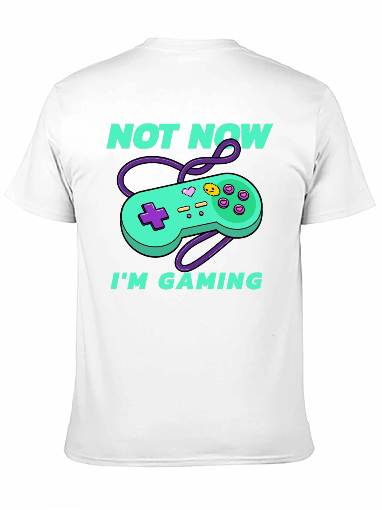 Not Now Im Gaming T-Shirt - Funny Gamer Tee