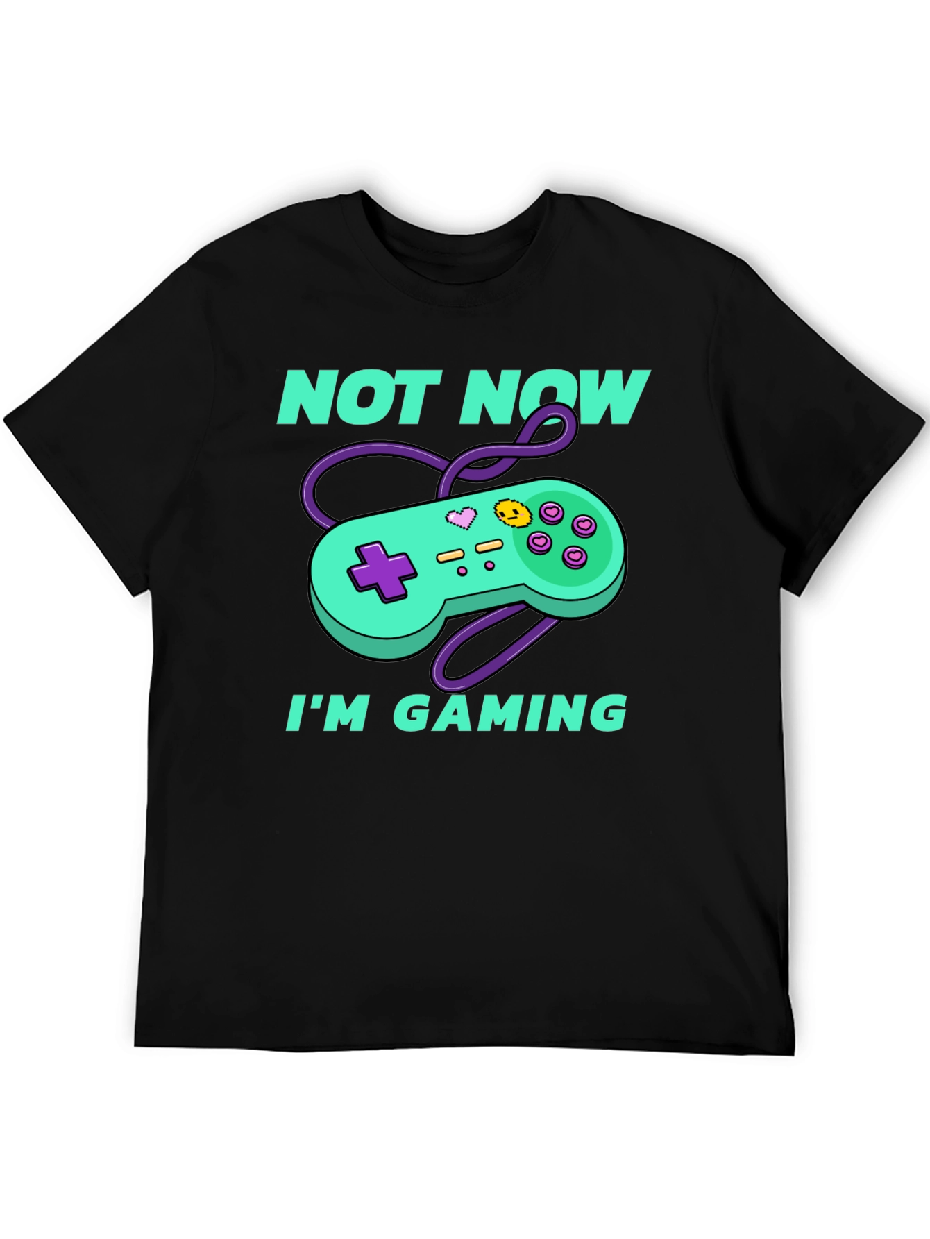 Not Now Im Gaming T-Shirt - Funny Gamer Tee