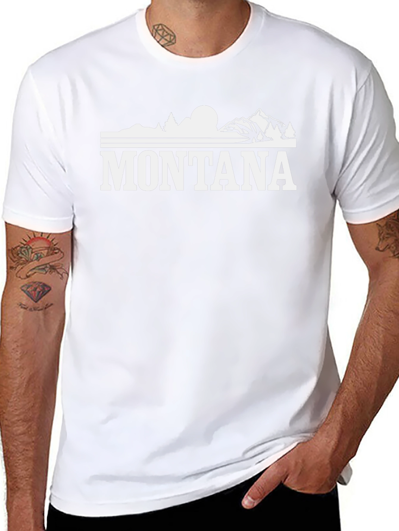 Montana Graphic Tee - Stylish Outdoor Adventure Shirt