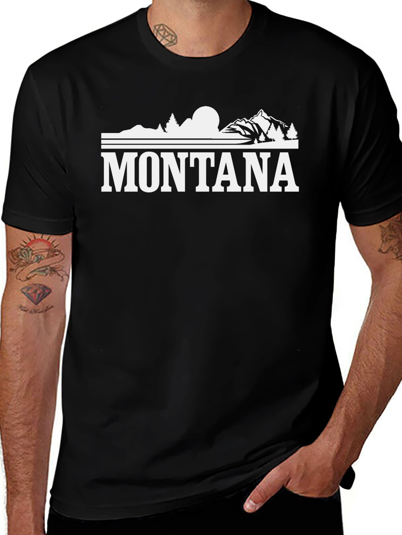Montana Graphic Tee - Stylish Outdoor Adventure Shirt
