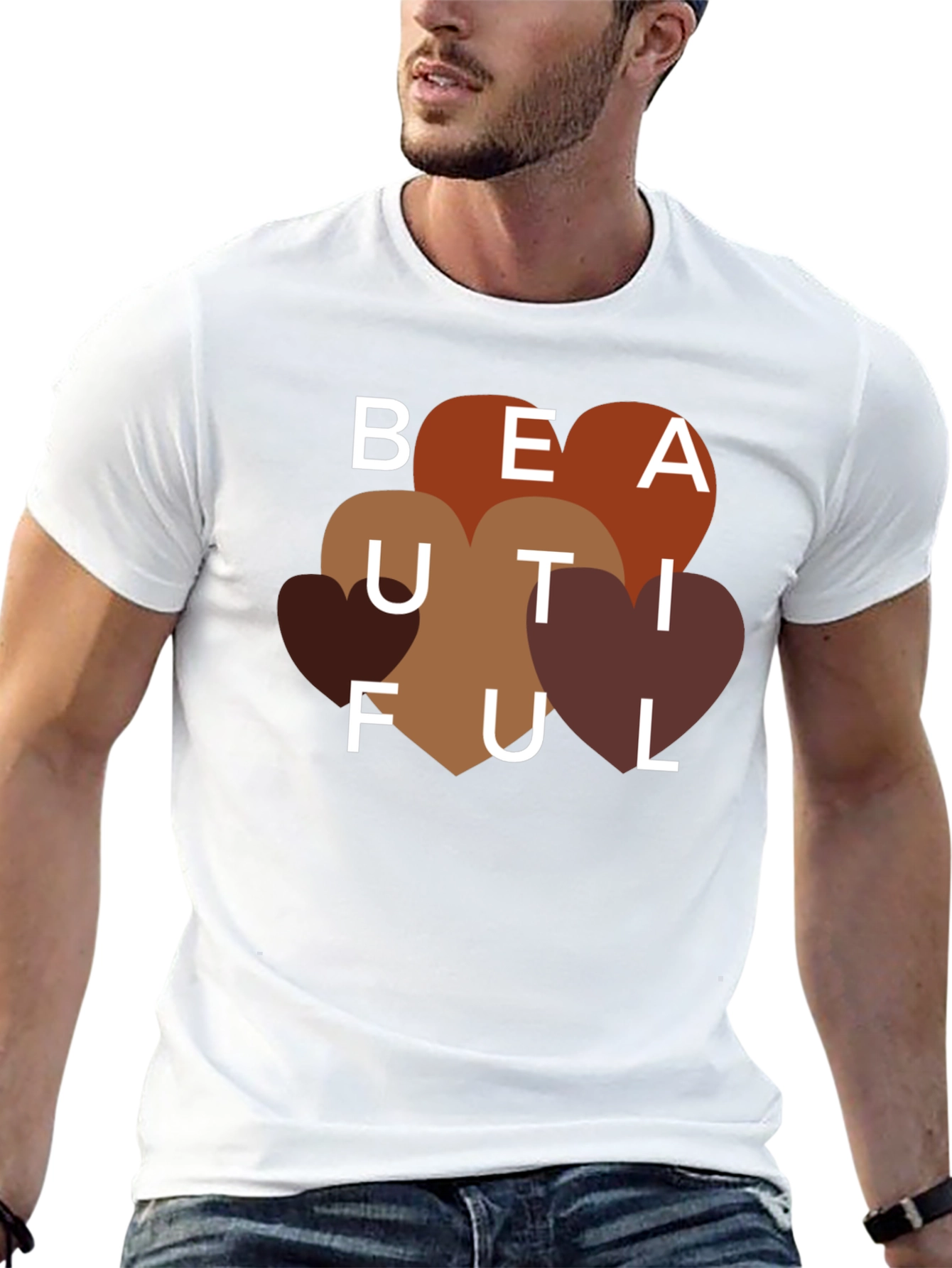 Beautiful Heart Tee - Stylish Graphic T-Shirt