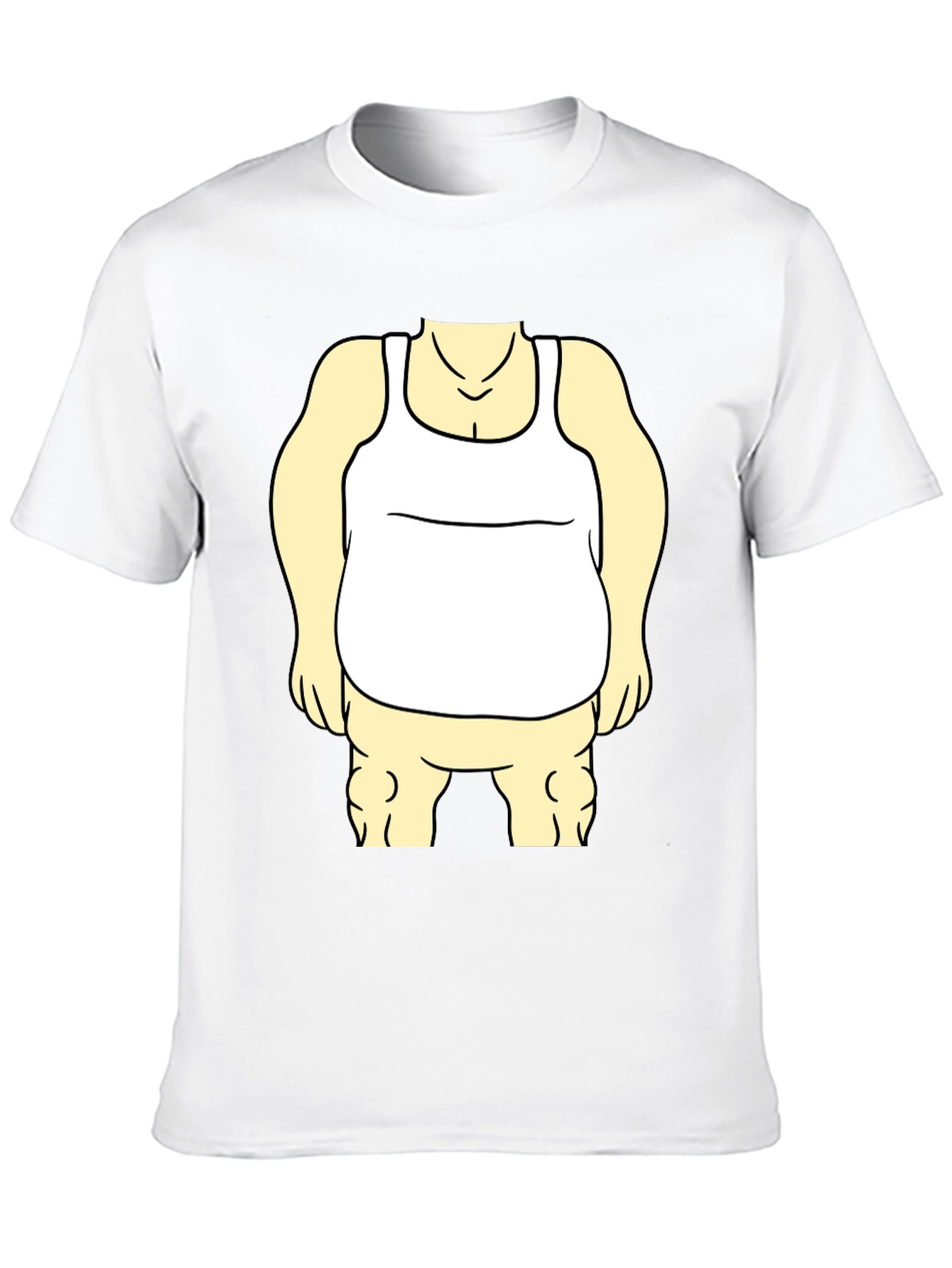 Funny Cartoon Character Graphic Black T-Shirt
