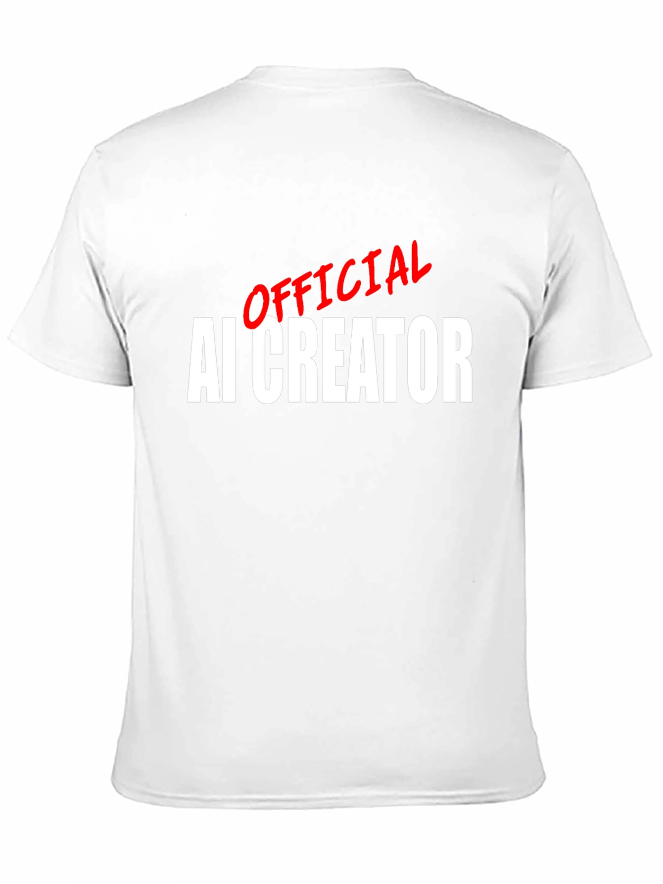 Official AI Creator T-Shirt - Black Bold Design