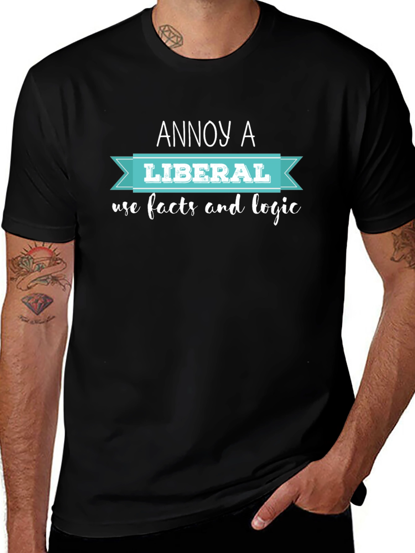 Annoy A Liberal T-Shirt: Facts & Logic