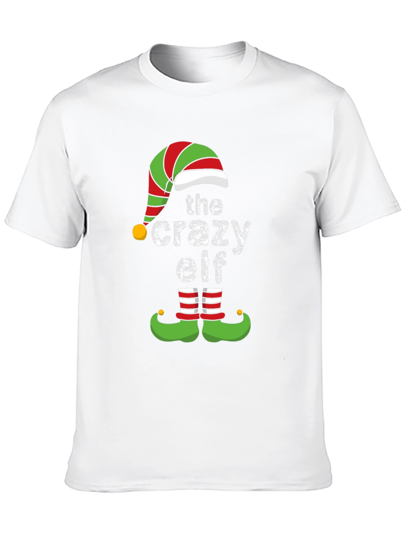 The Crazy Elf Christmas T-Shirt Holiday Tee