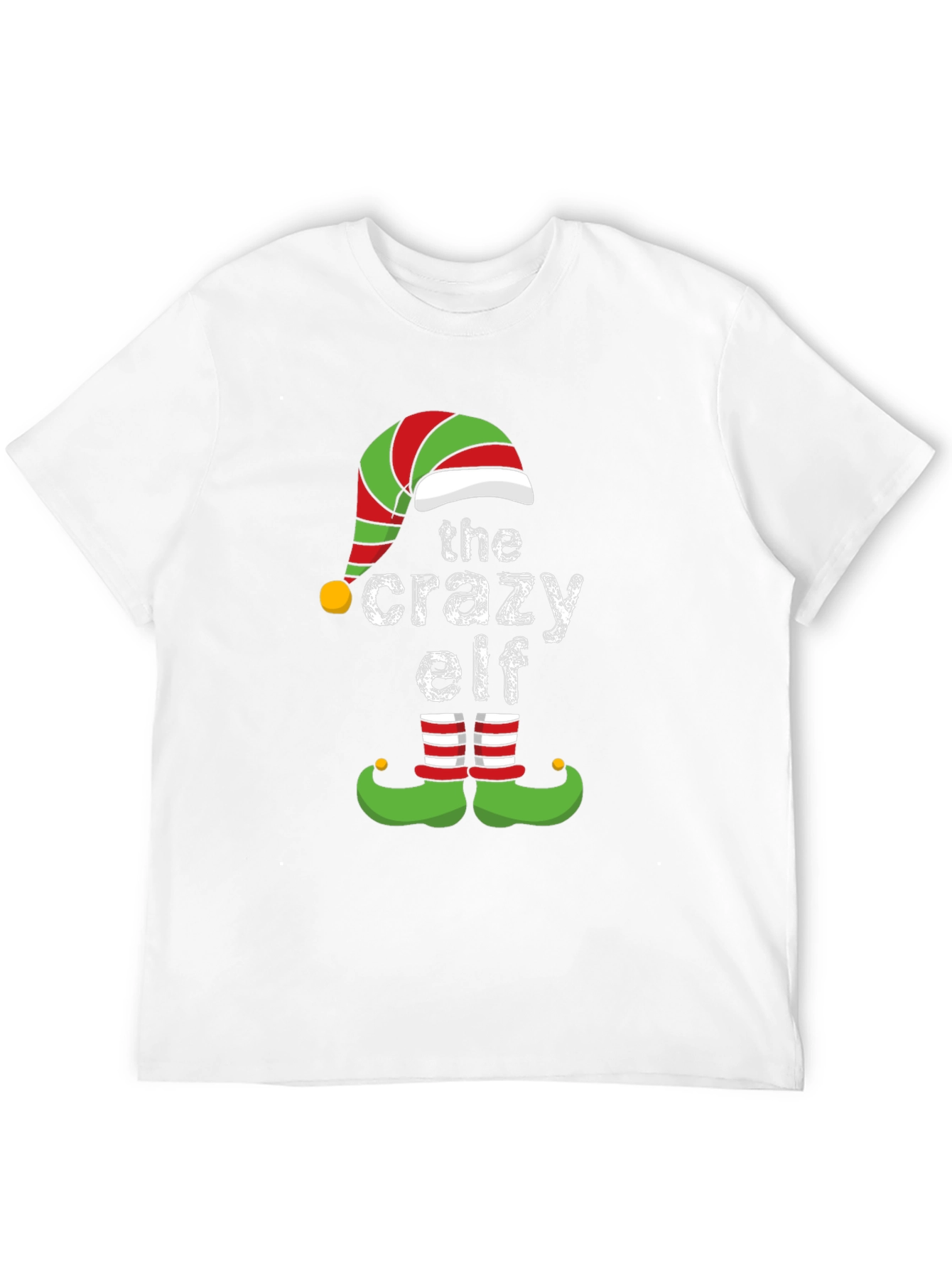 The Crazy Elf Christmas T-Shirt Holiday Tee