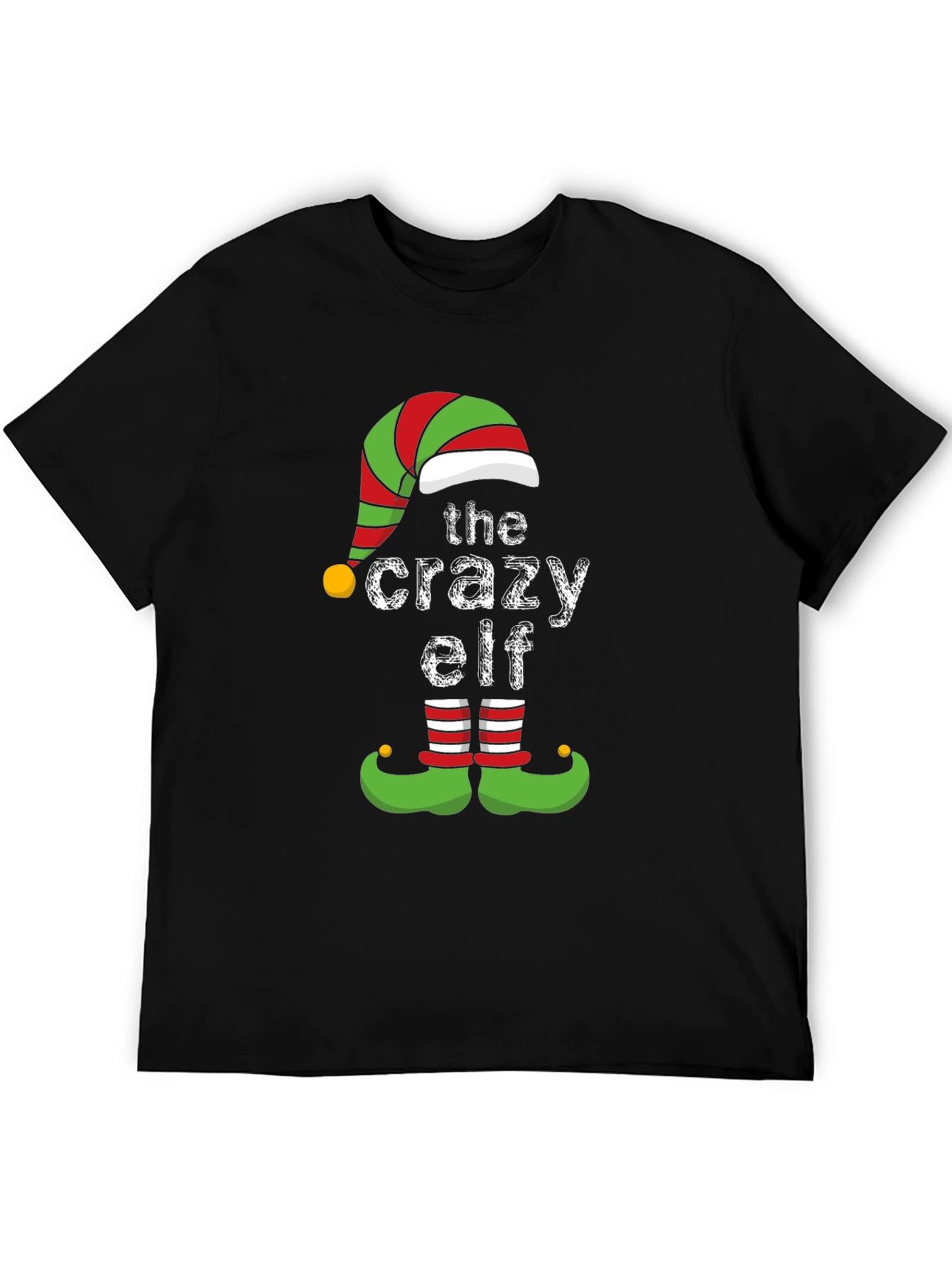 The Crazy Elf Christmas T-Shirt Holiday Tee