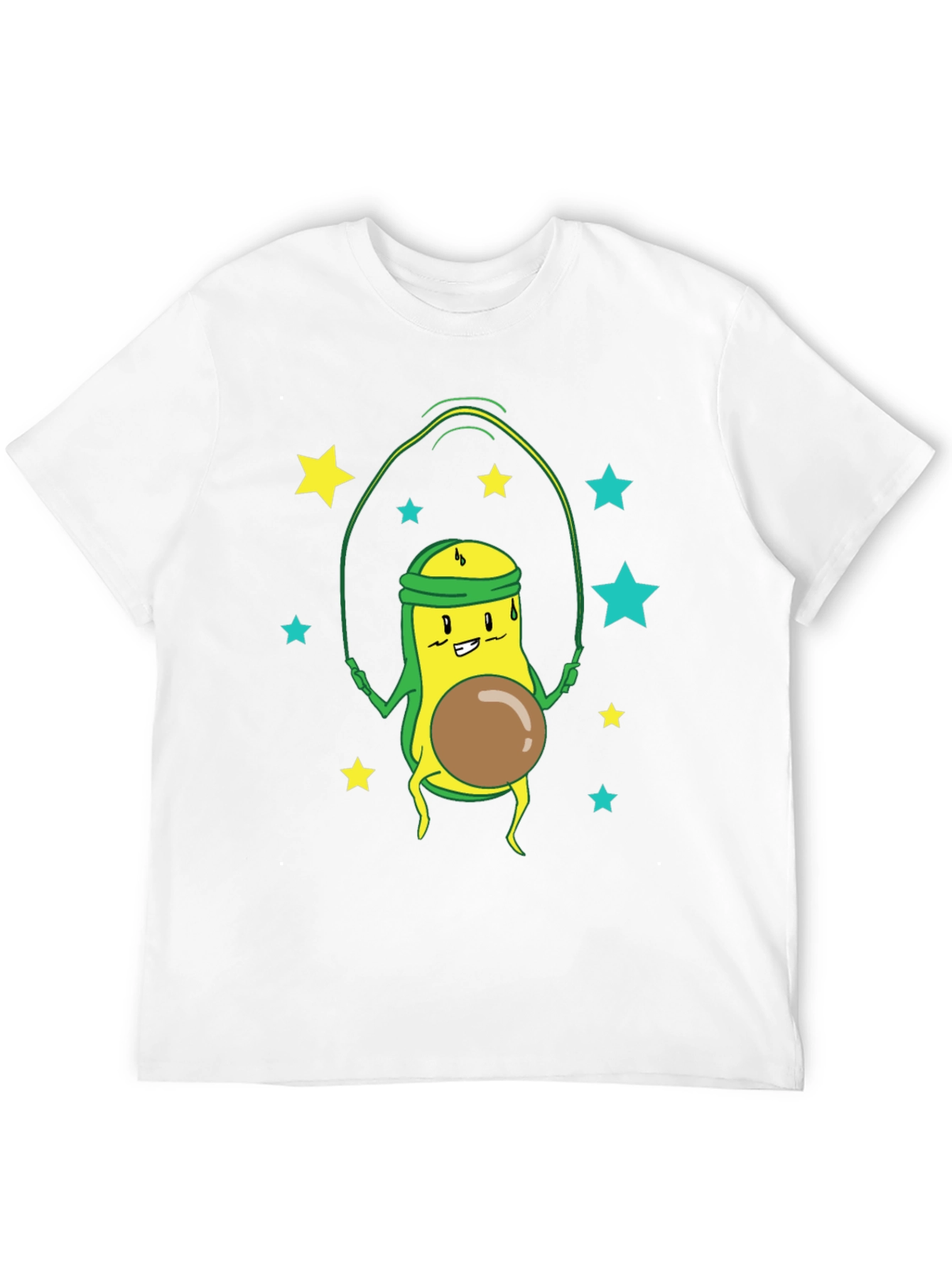 Avocado Jumping Rope T-Shirt - Funny Workout Tee