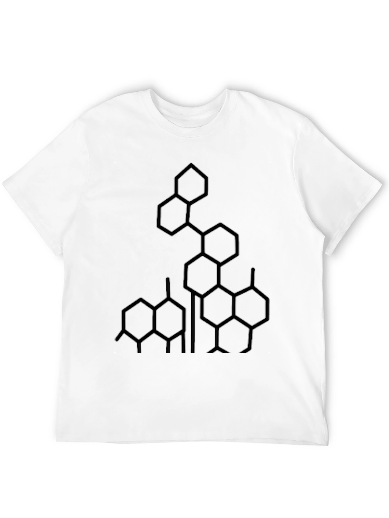 Geometric Graphic Tee - Modern Style