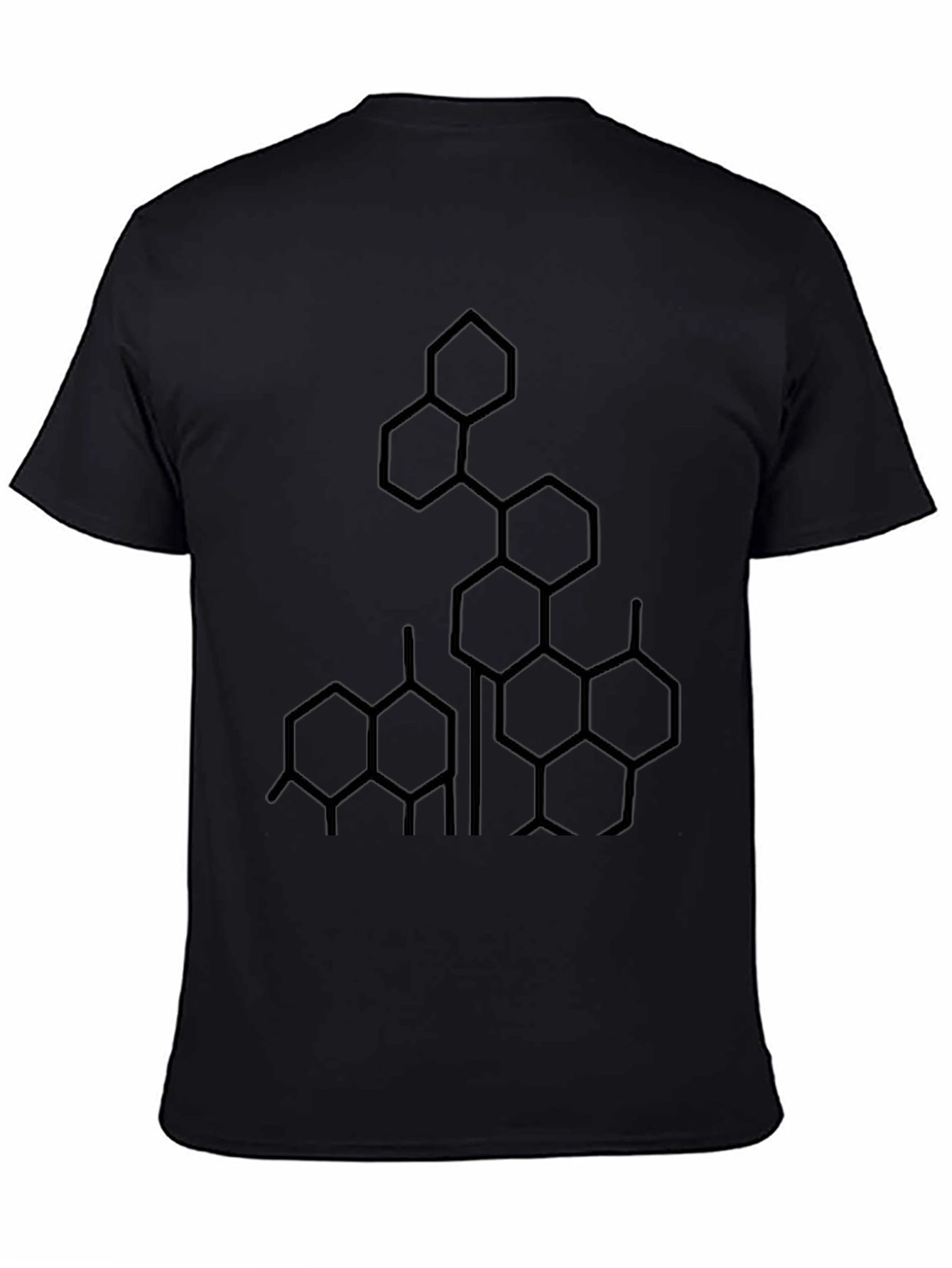 Geometric Graphic Tee - Modern Style