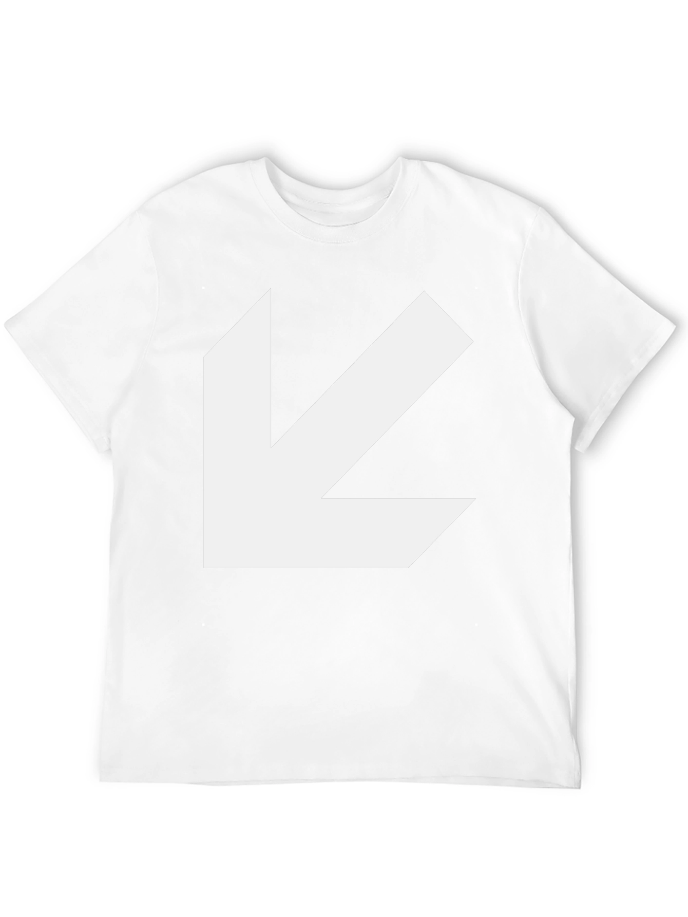 Bold Arrow Graphic Tee - Black Casual Style