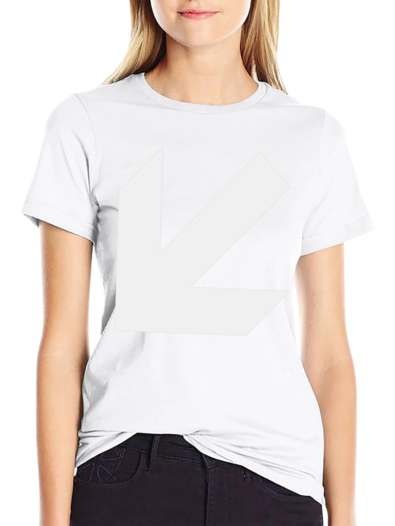 Bold Arrow Graphic Tee - Black Casual Style