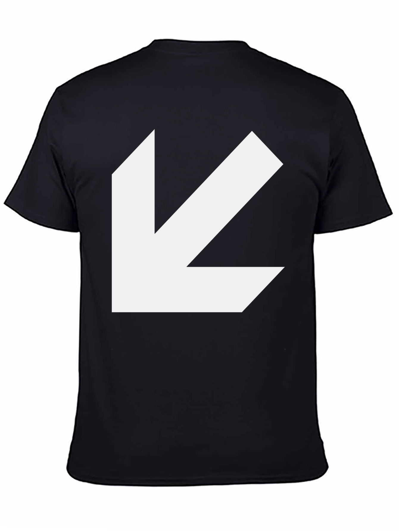 Bold Arrow Graphic Tee - Black Casual Style