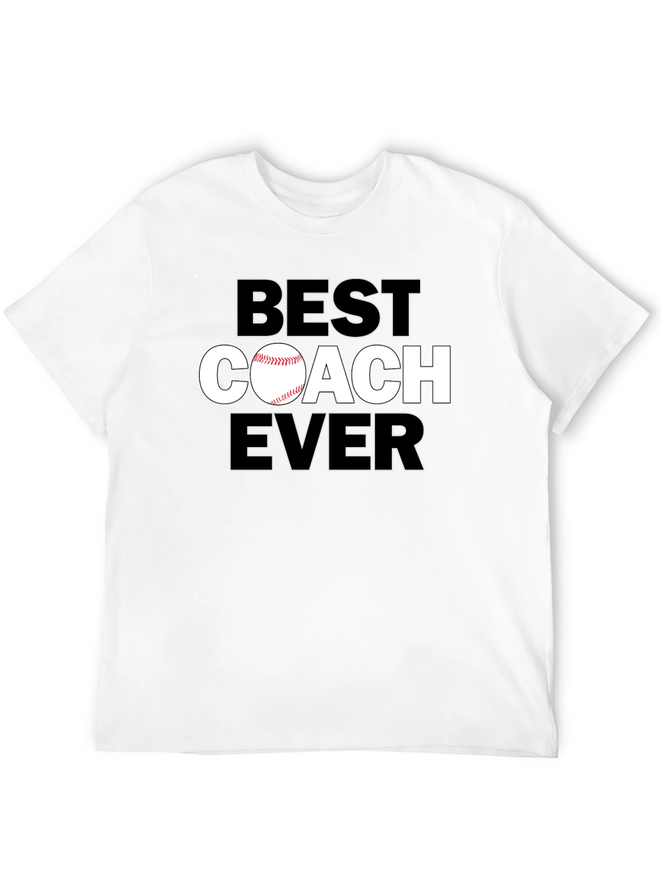 Best Coach Ever T-Shirt Baseball Coach Gift