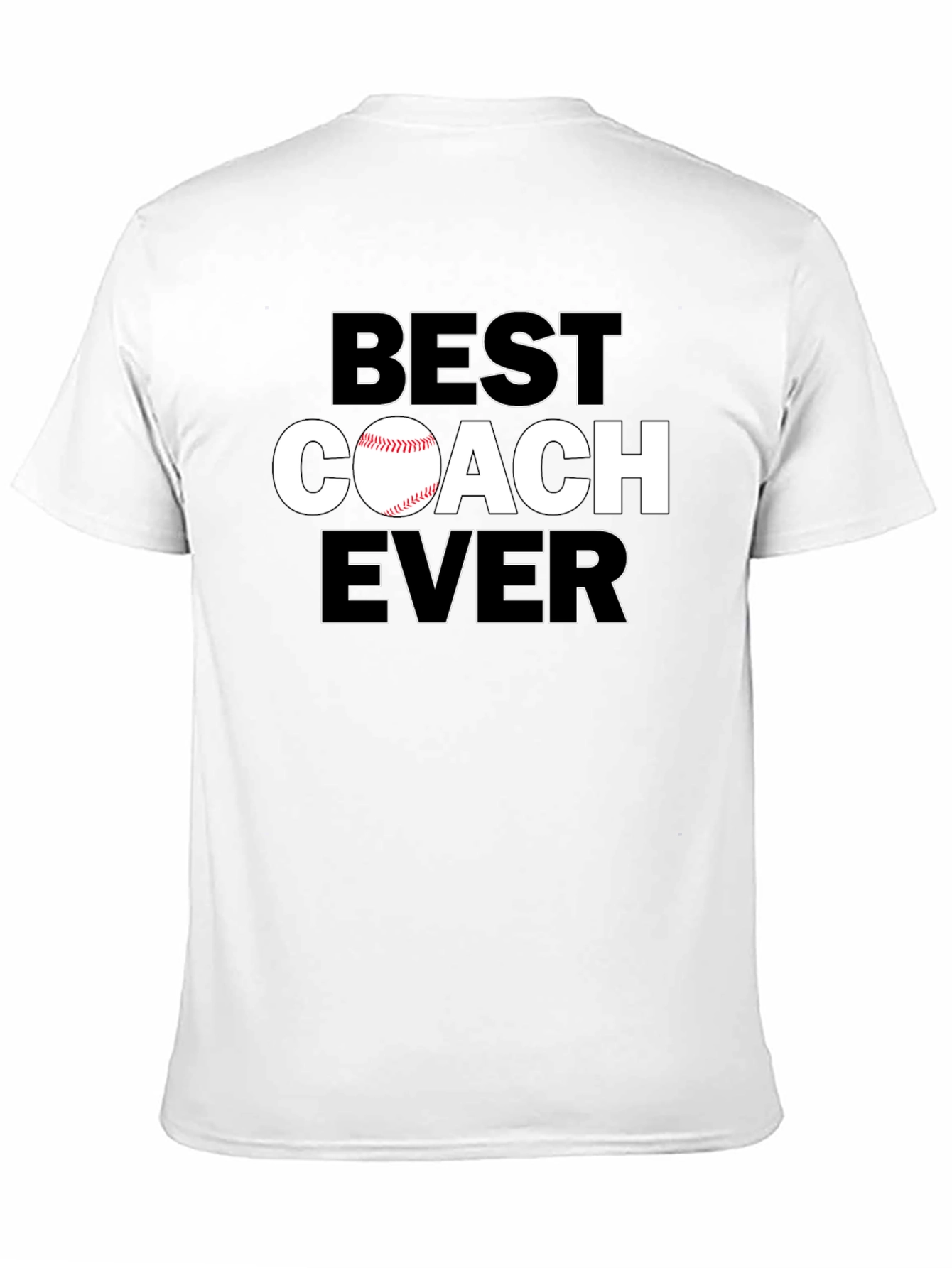 Best Coach Ever T-Shirt Baseball Coach Gift