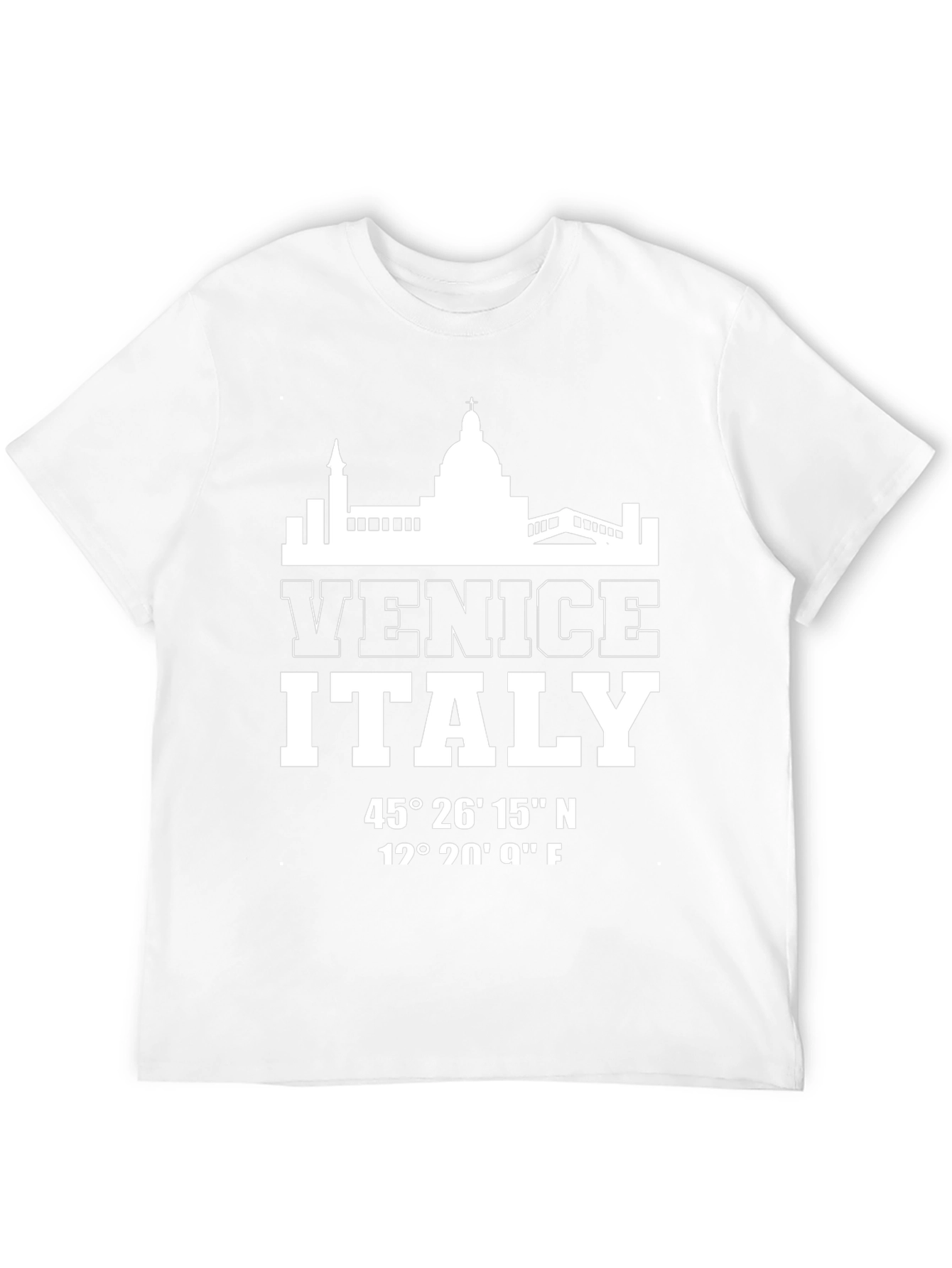 Venice Italy Black Graphic Tee