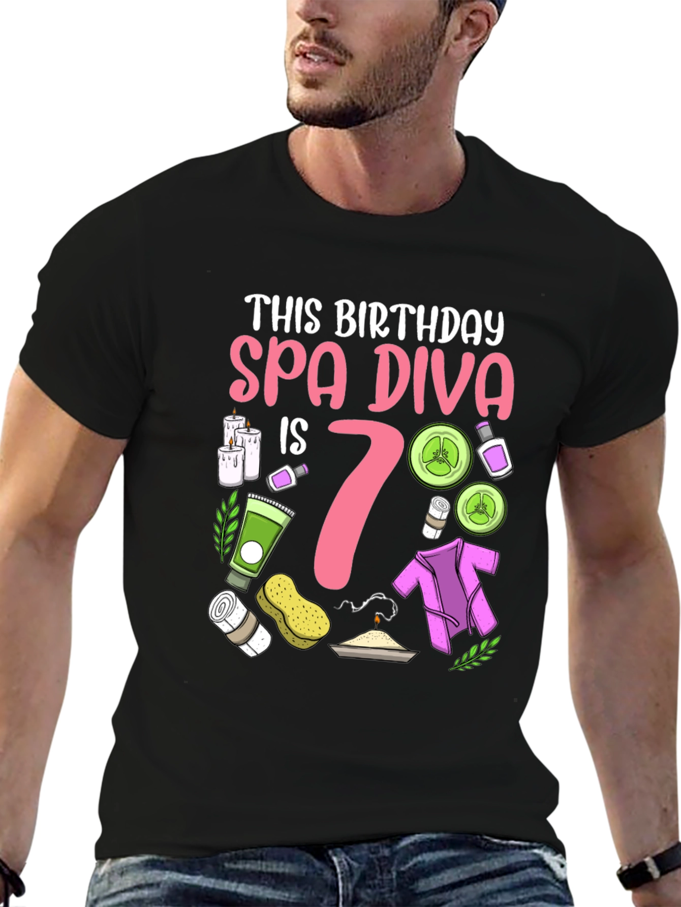 Spa Diva 7th Birthday Shirt
