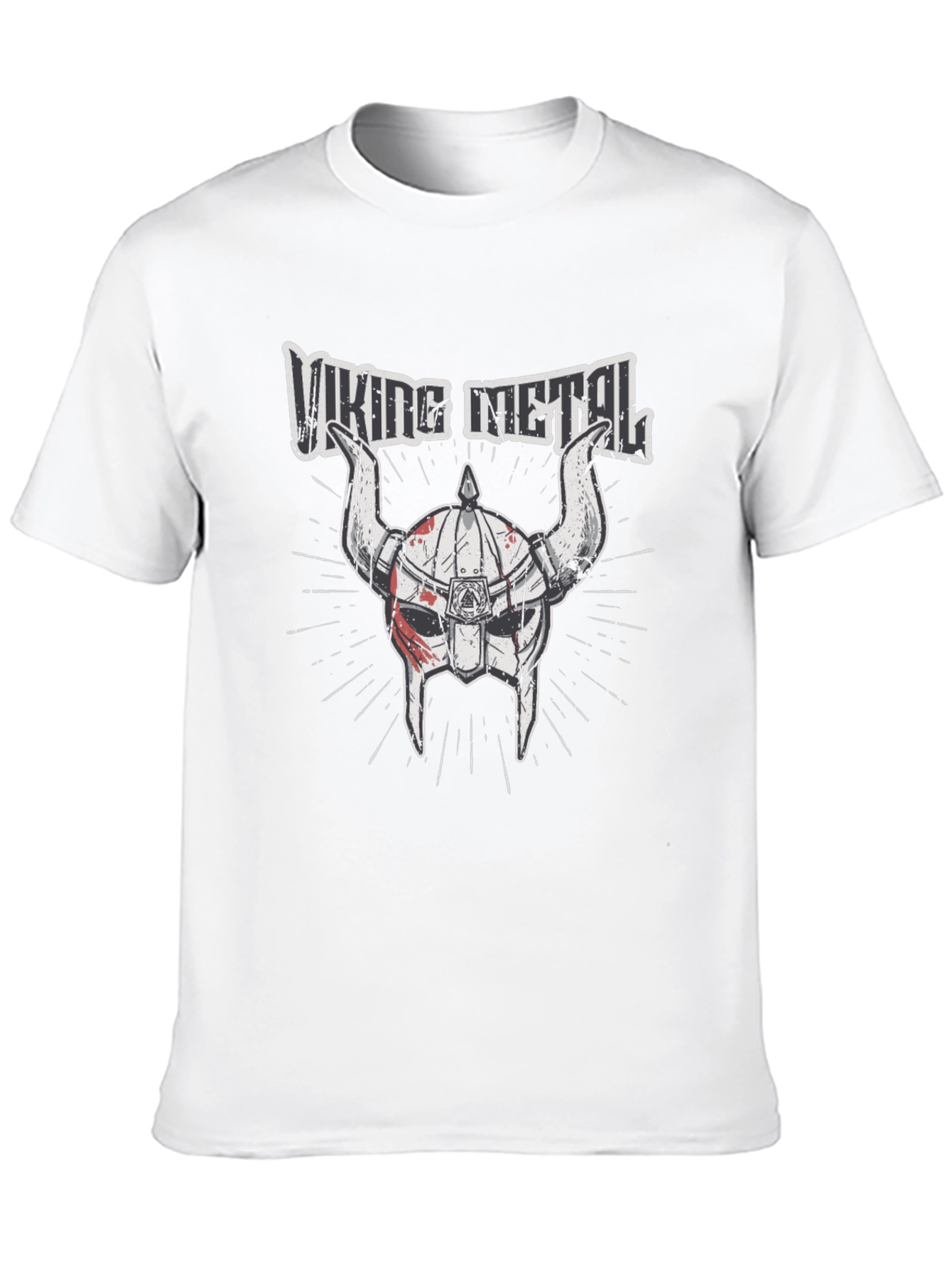 Viking Metal Graphic T-Shirt - Black Cotton Tee