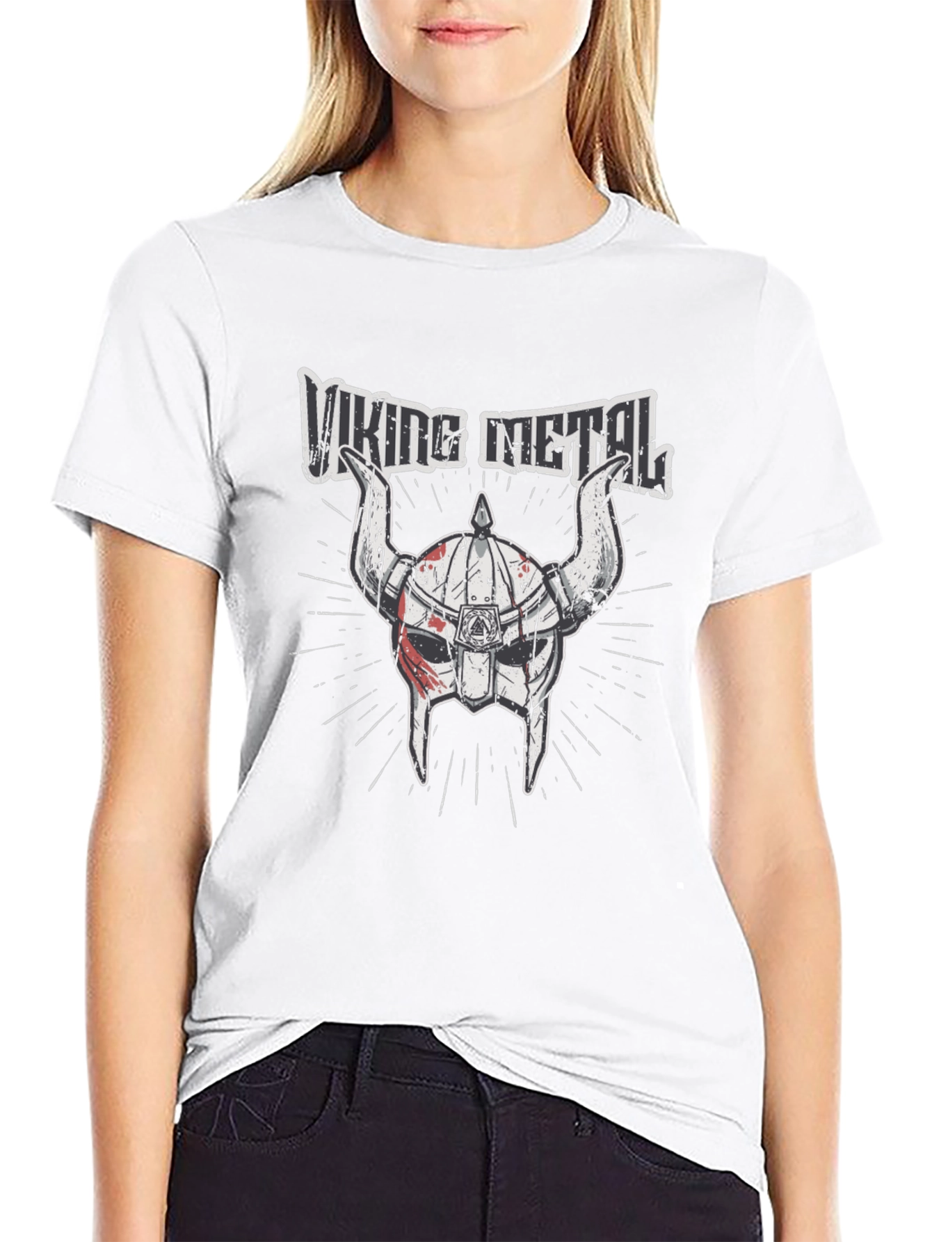 Viking Metal Graphic T-Shirt - Black Cotton Tee