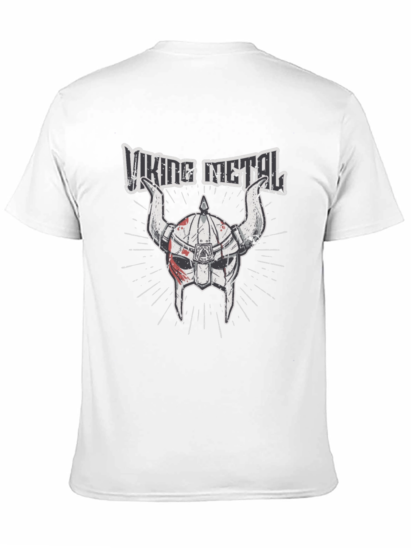 Viking Metal Graphic T-Shirt - Black Cotton Tee