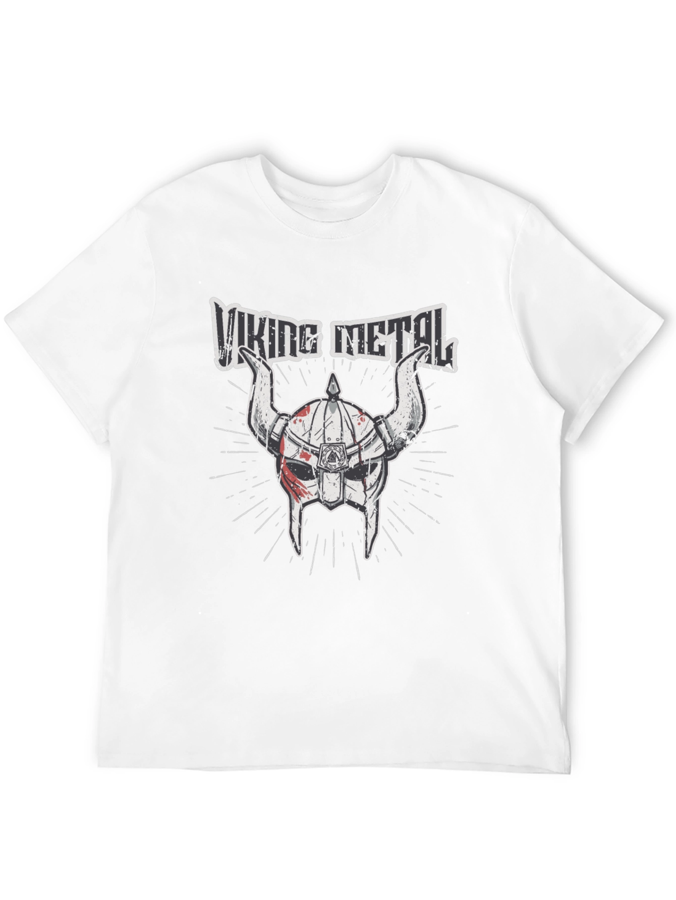Viking Metal Graphic T-Shirt - Black Cotton Tee