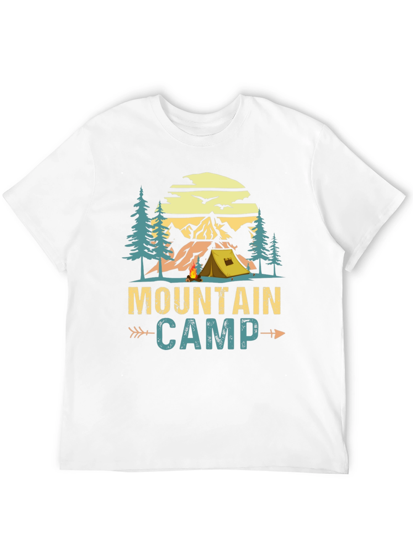 Mountain Camp Graphic Tee - Adventure Awaits!