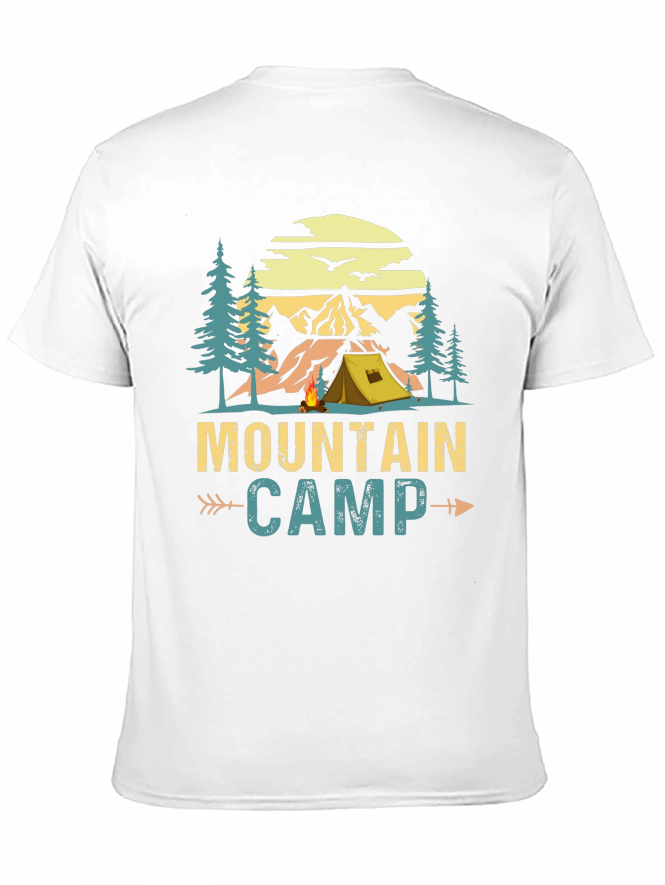 Mountain Camp Graphic Tee - Adventure Awaits!
