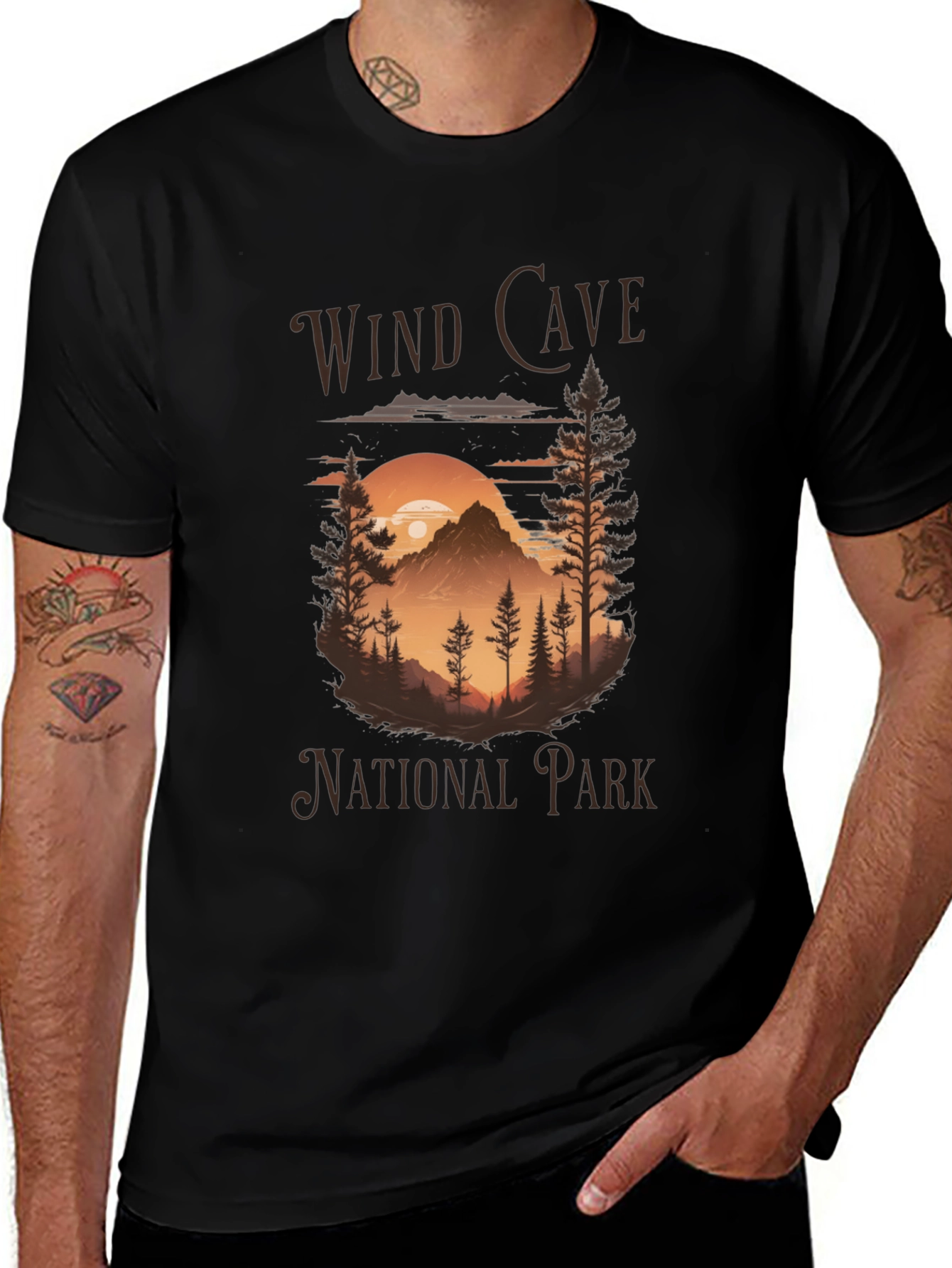 Wind Cave National Park Graphic T-Shirt