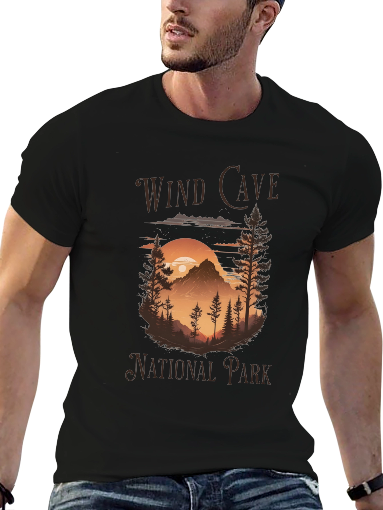 Wind Cave National Park Graphic T-Shirt