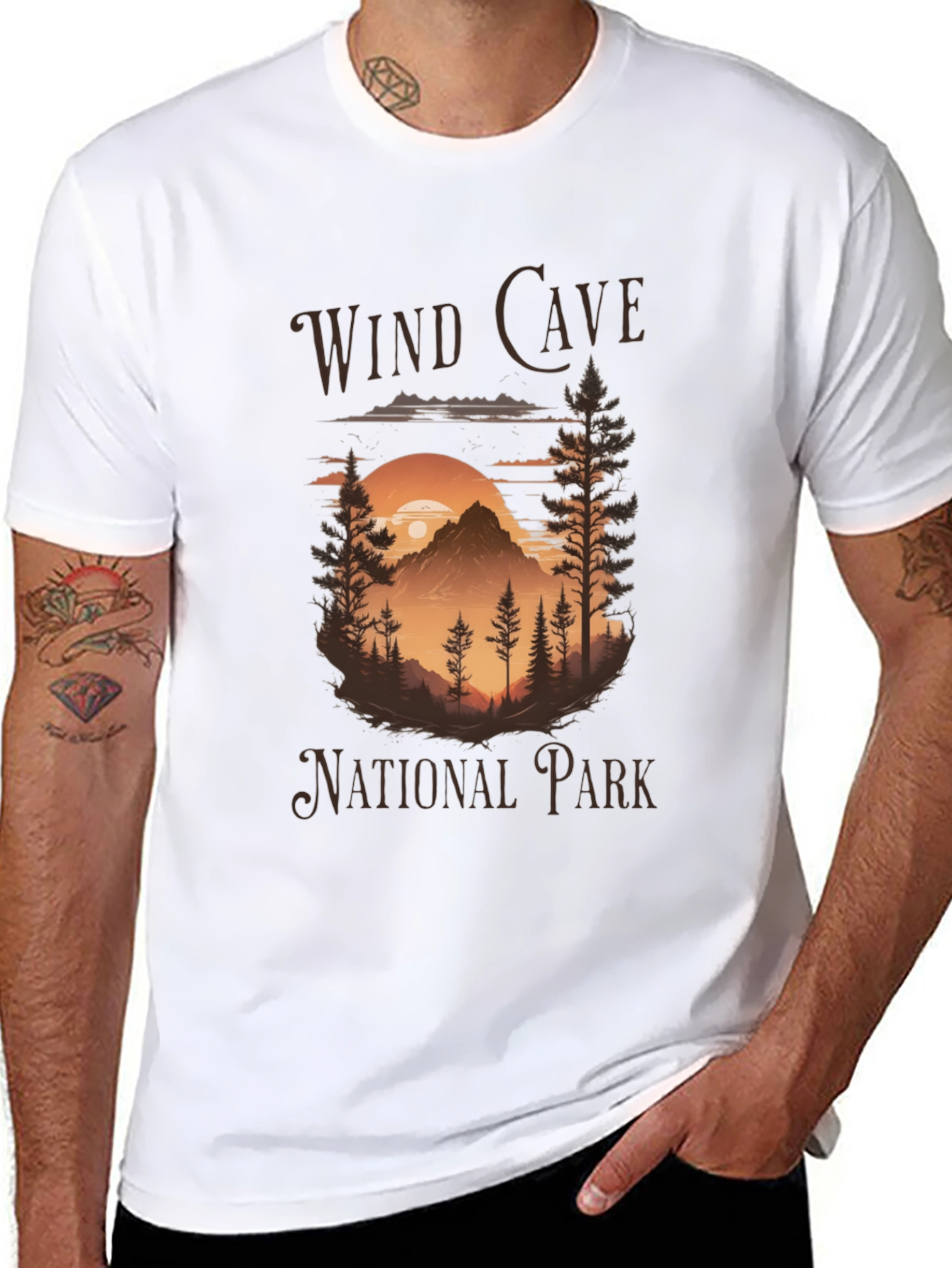 Wind Cave National Park Graphic T-Shirt