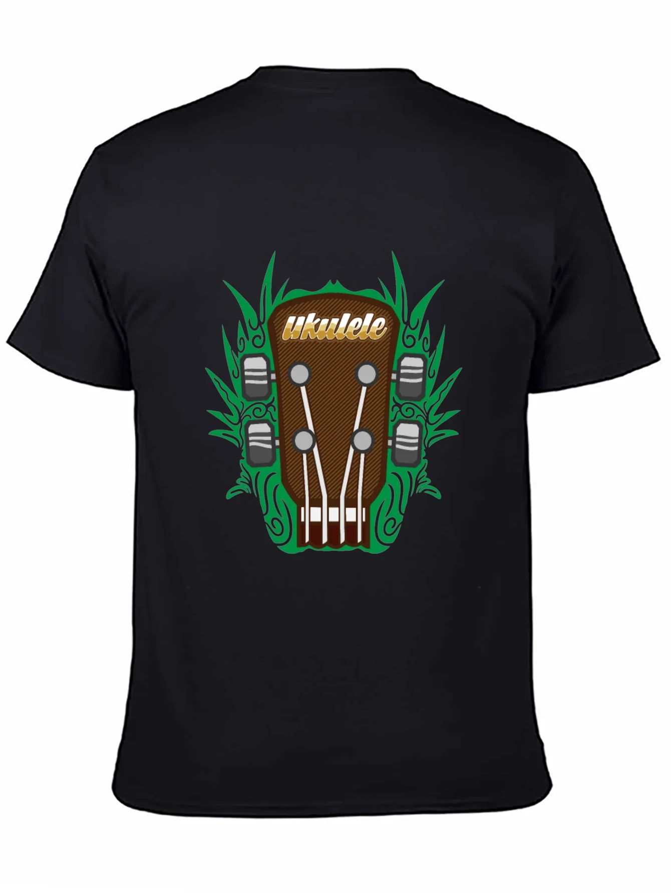 Ukulele Headstock Graphic Tee - Music Lovers T-Shirt