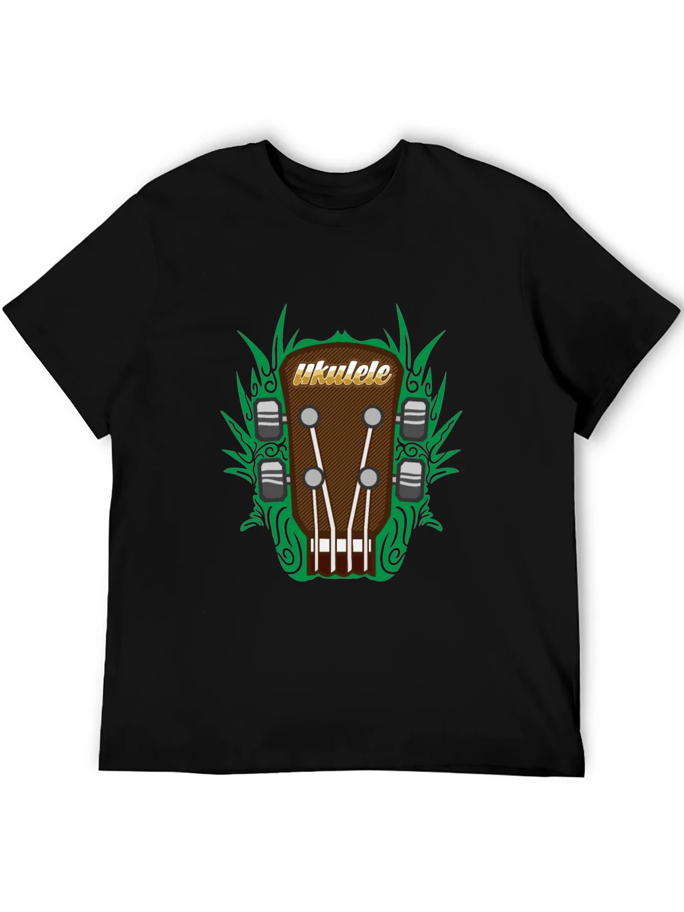 Ukulele Headstock Graphic Tee - Music Lovers T-Shirt