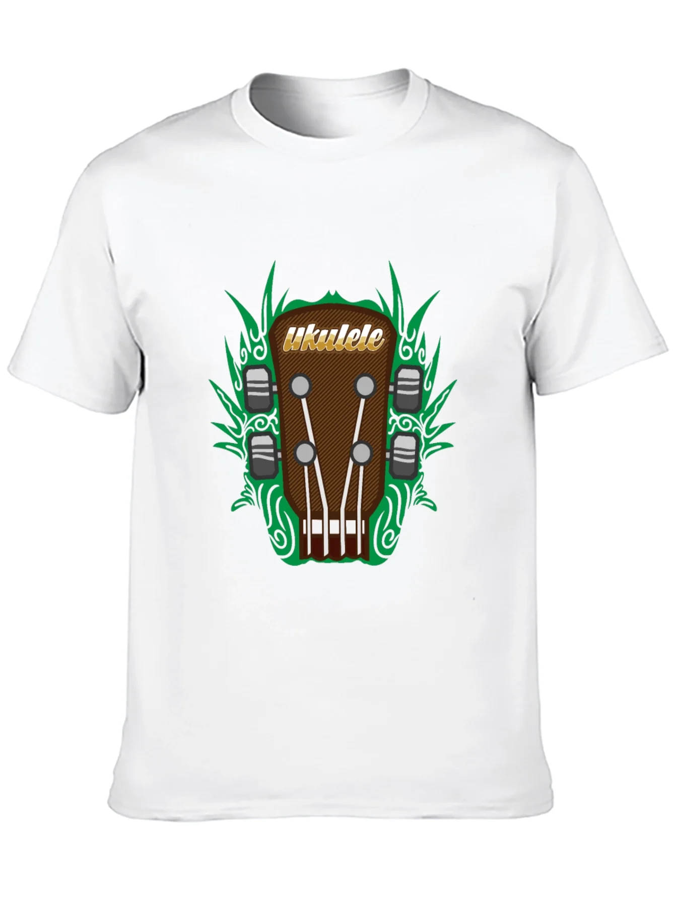 Ukulele Headstock Graphic Tee - Music Lovers T-Shirt