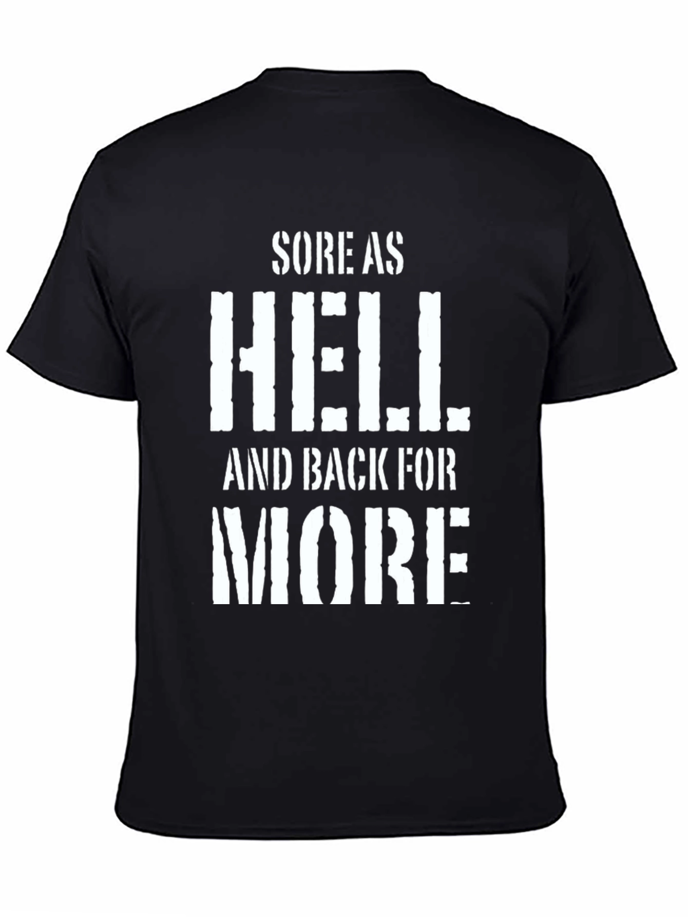 Sore As Hell Black Graphic Tee
