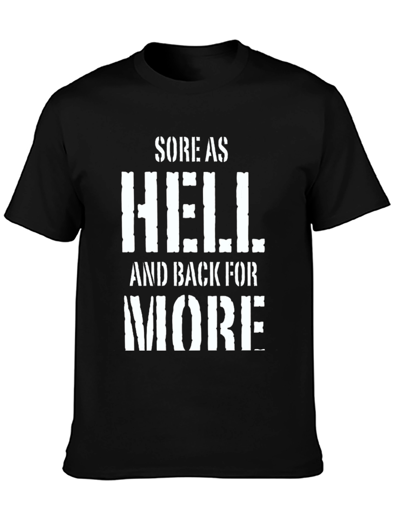 Sore As Hell Black Graphic Tee