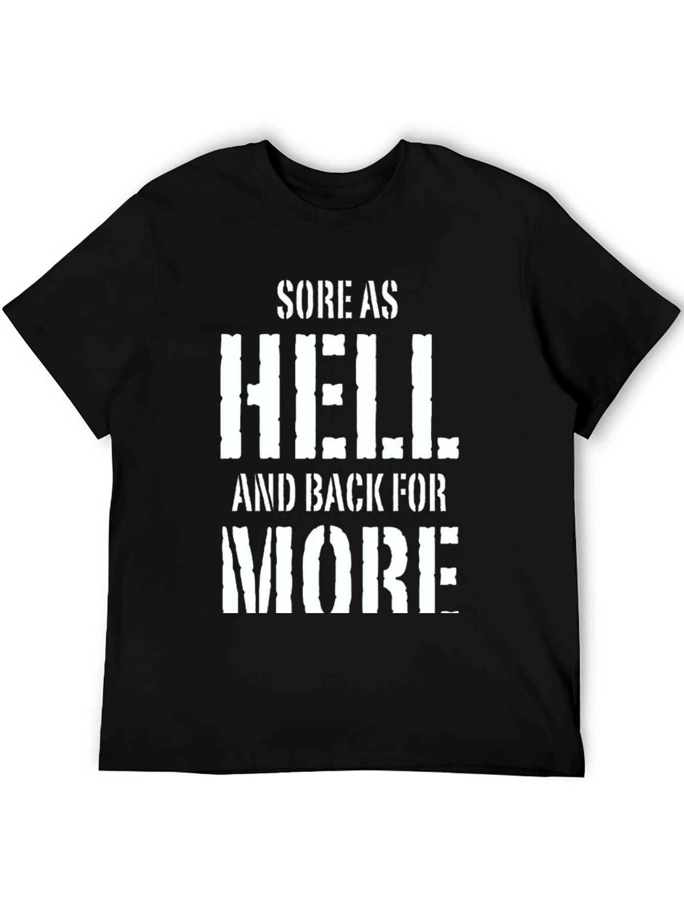 Sore As Hell Black Graphic Tee