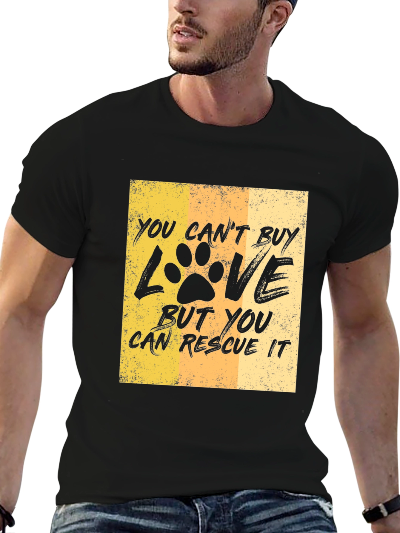 Rescue Dog Lover T-Shirt: You Cant Buy Love
