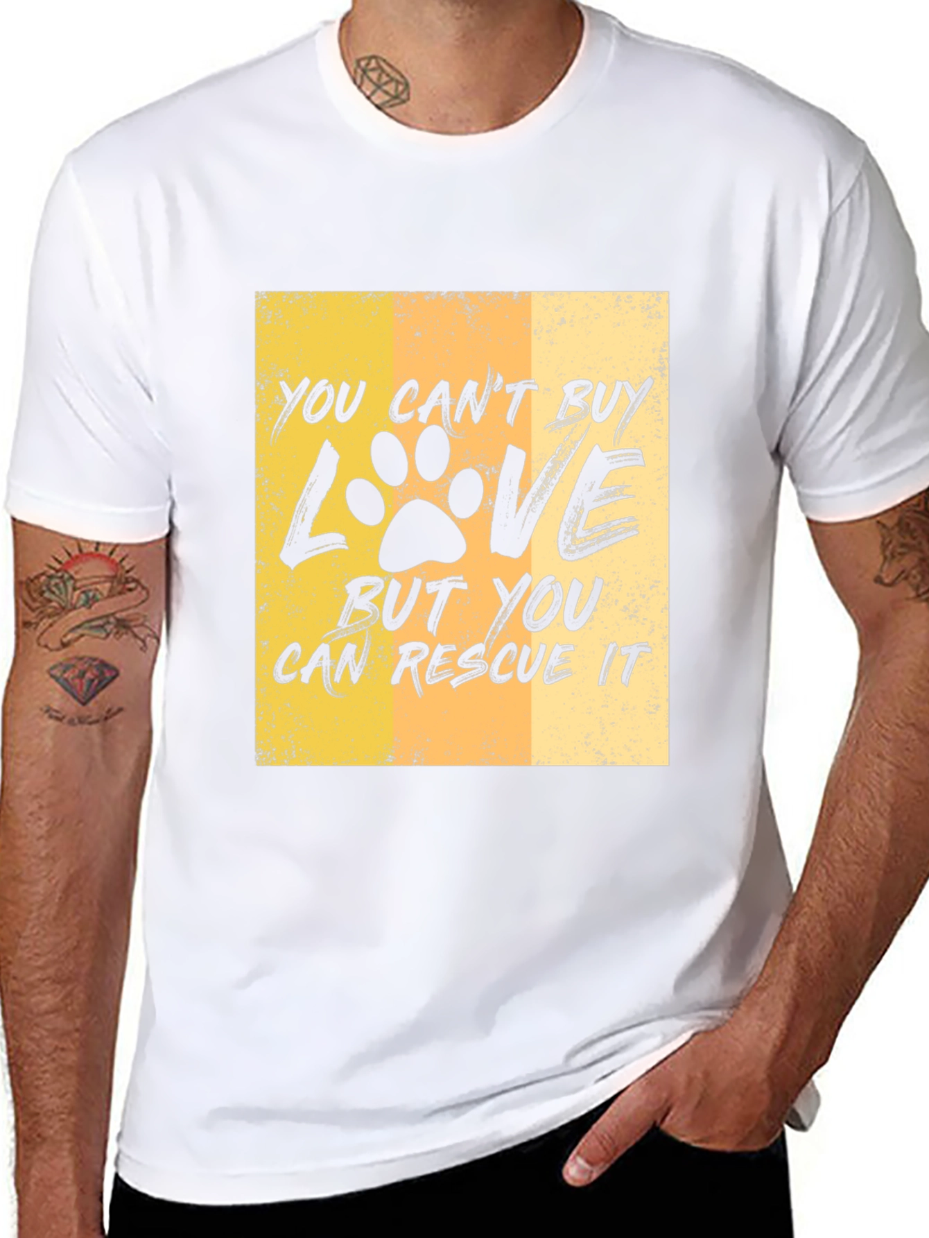 Rescue Dog Lover T-Shirt: You Cant Buy Love